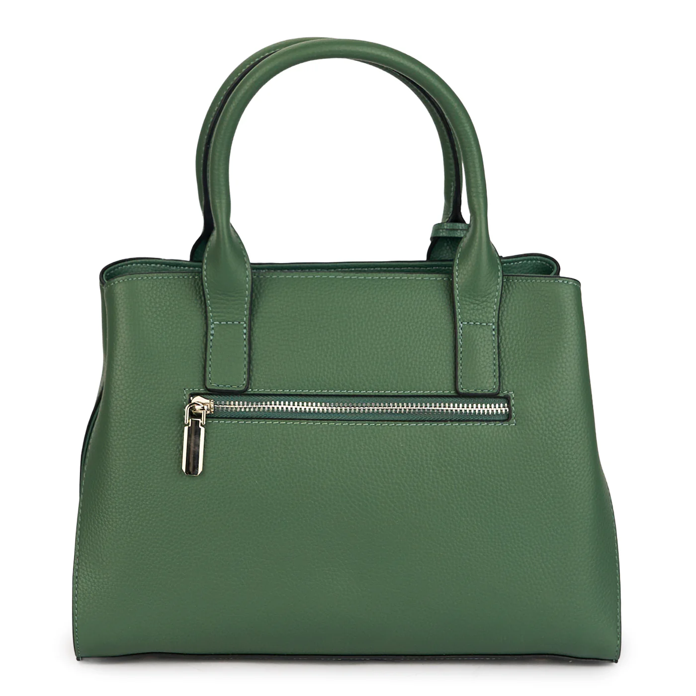 Geanta dama din piele naturala verde 21296 - Image 3