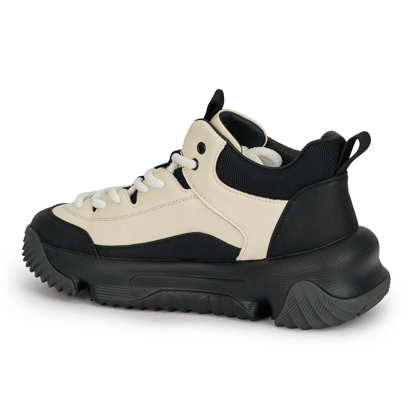 Ghete barbati din piele naturala alba 7974 - Image 2