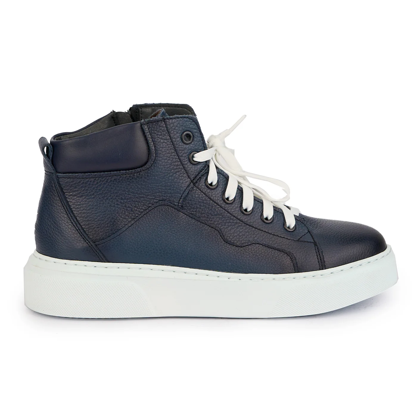 Ghete barbati din piele naturala bleumarin 7806