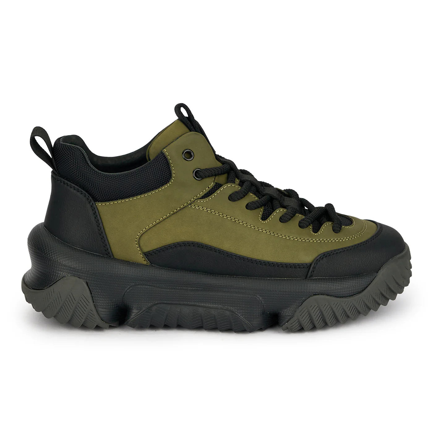 Ghete barbati din piele naturala kaki 7972