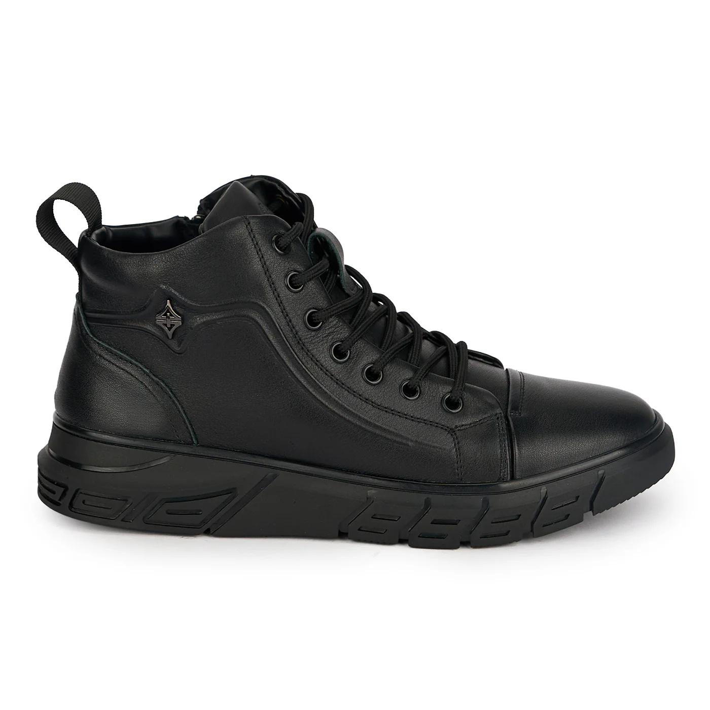 Ghete barbati din piele naturala neagra 20003