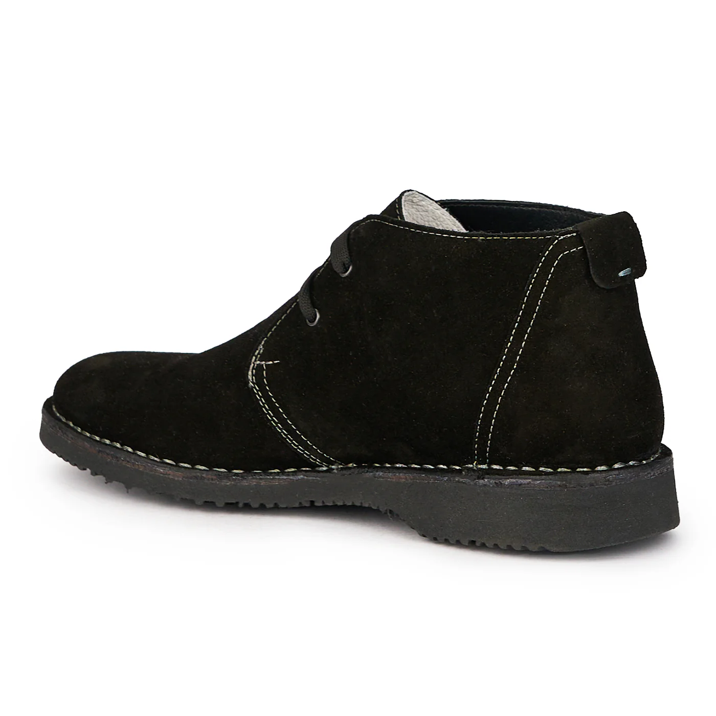 Ghete barbati din piele naturala neagra 7684 - Image 2