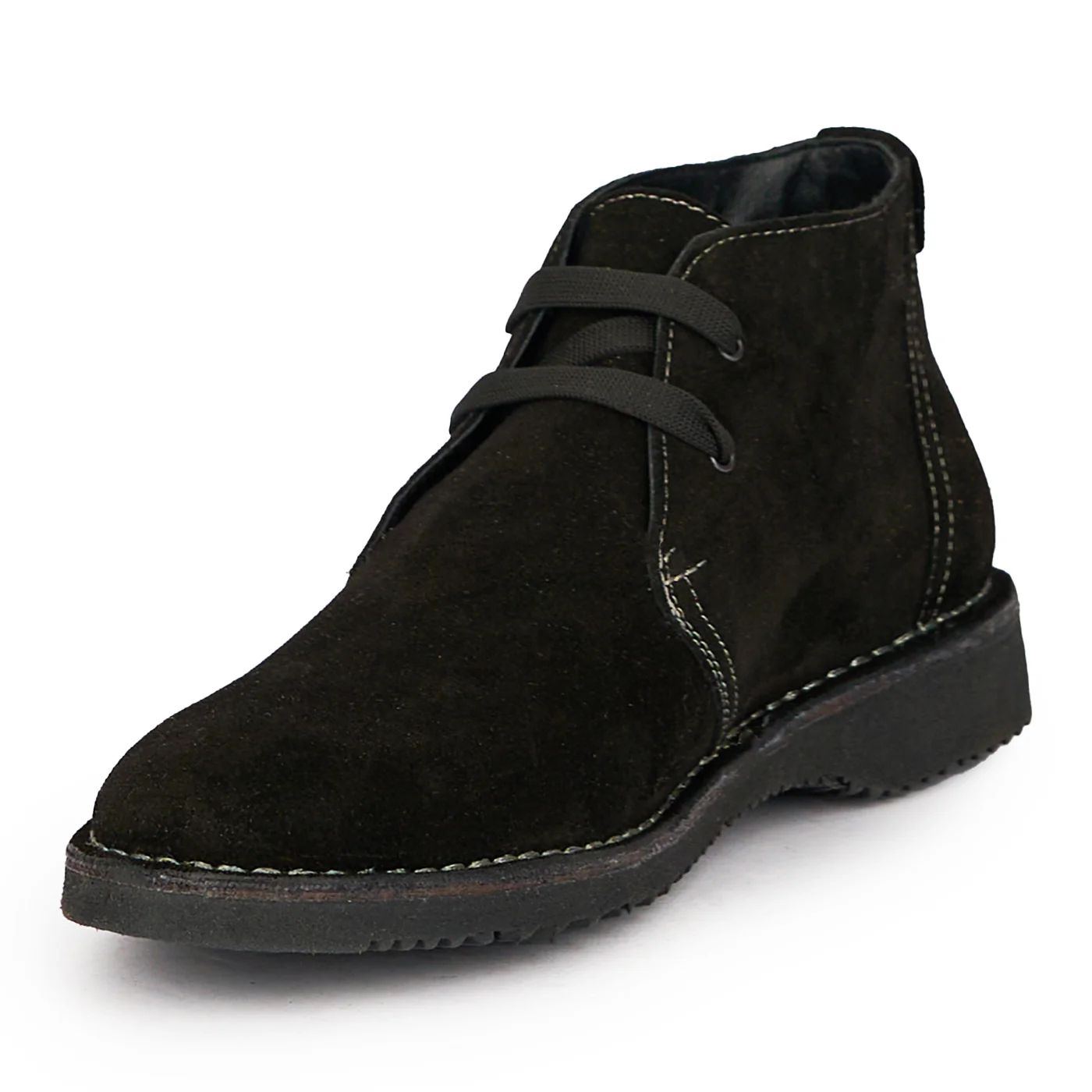 Ghete barbati din piele naturala neagra 7684 - Image 3