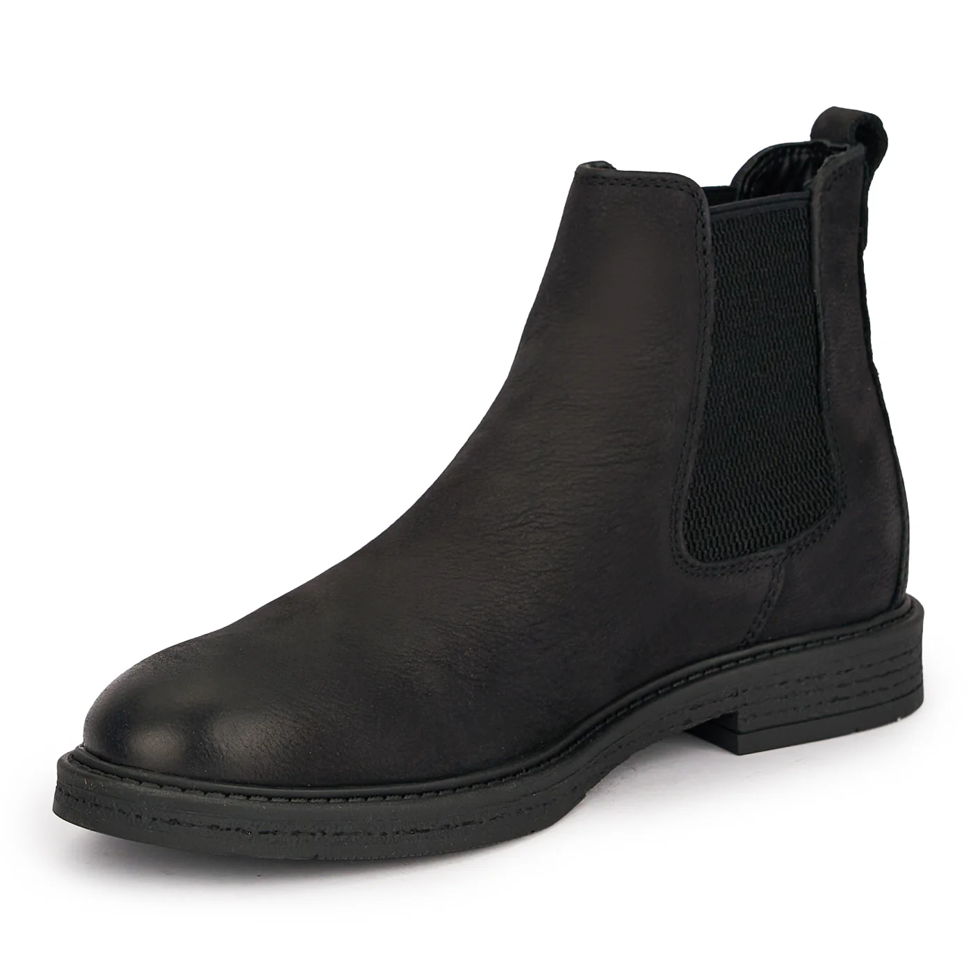Ghete barbati din piele naturala neagra 7928 - Image 3