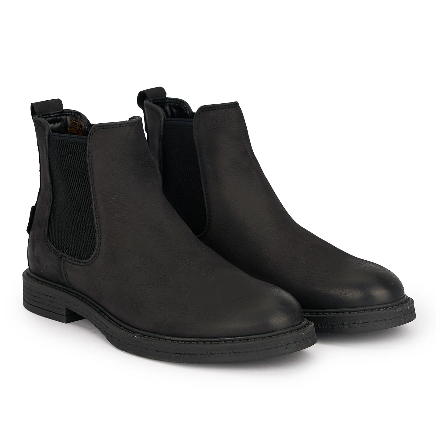 Ghete barbati din piele naturala neagra 7928 - Image 4