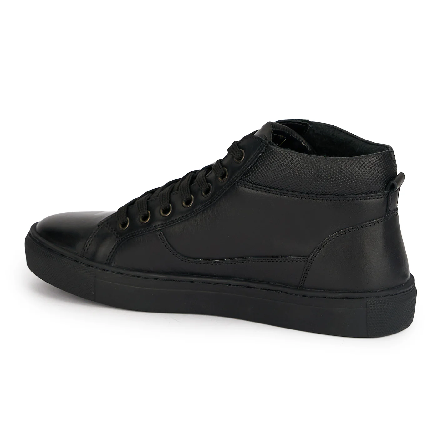 Ghete barbati din piele naturala neagra 7942 - Image 2