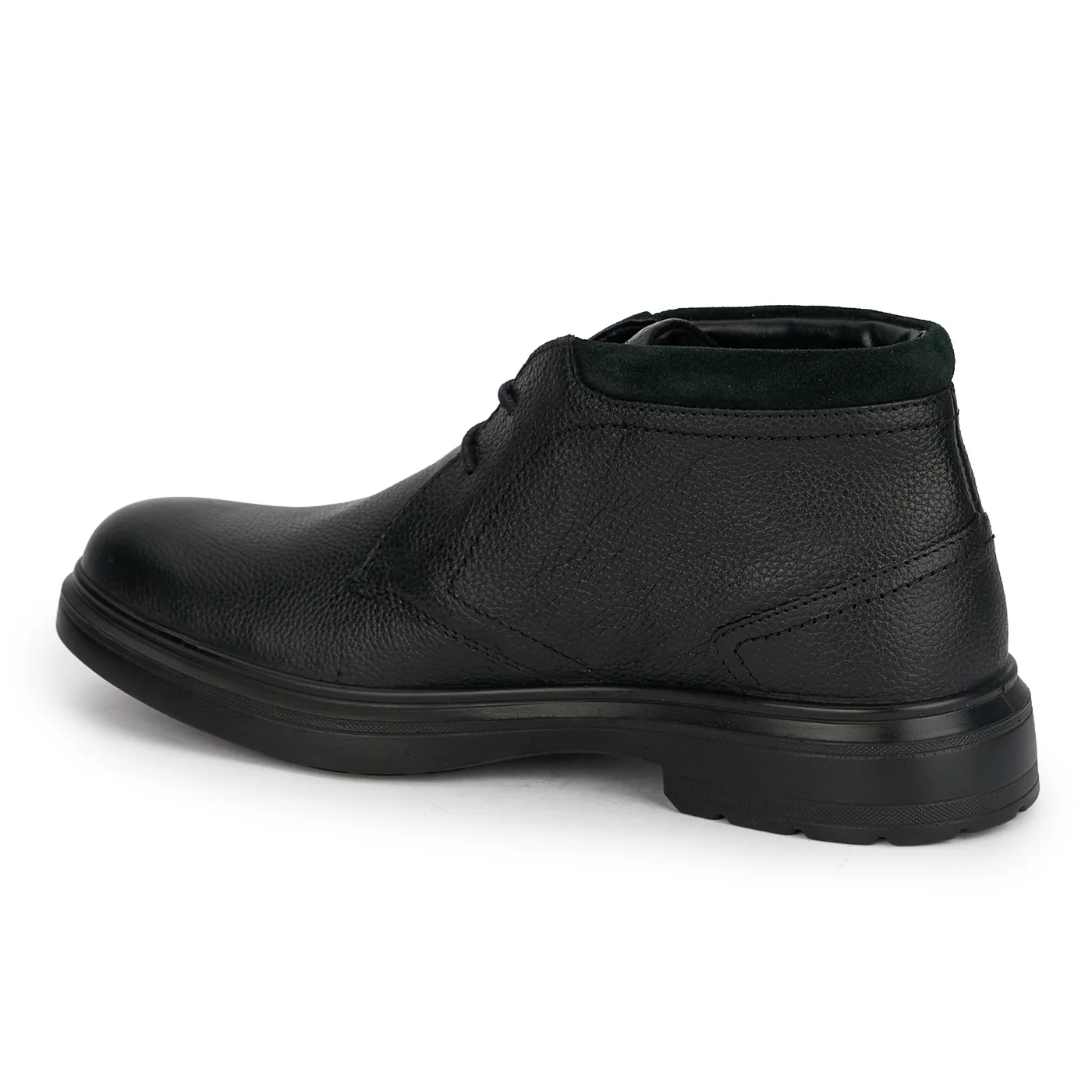 Ghete barbati din piele naturala neagra 7943 - Image 2