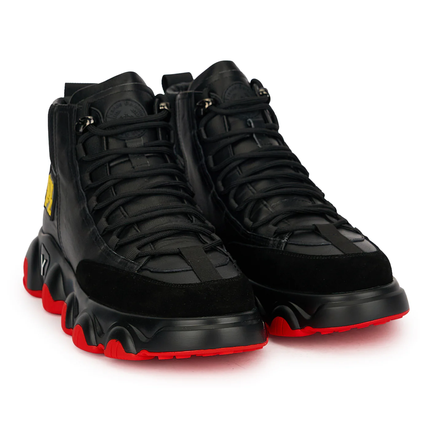 Ghete barbati din piele naturala neagra 7945 - Image 4