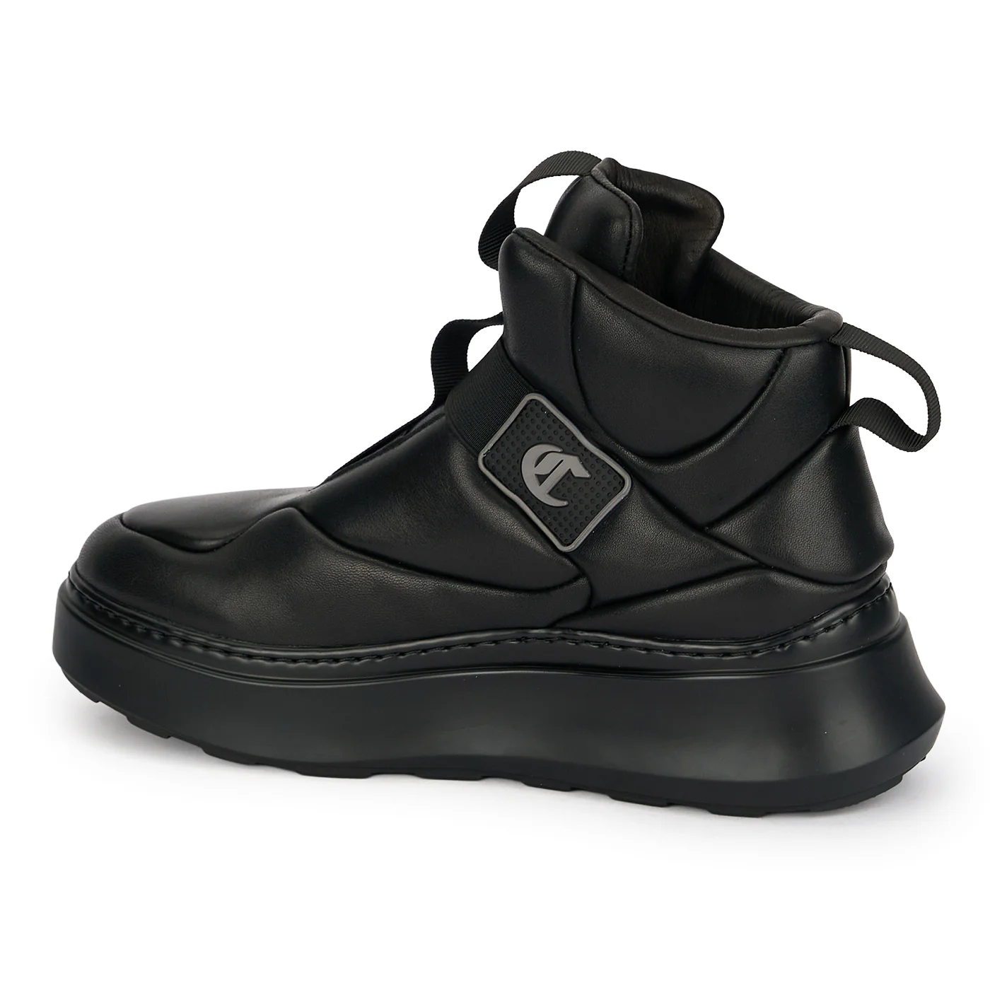 Ghete barbati din piele naturala neagra 7949 - Image 2