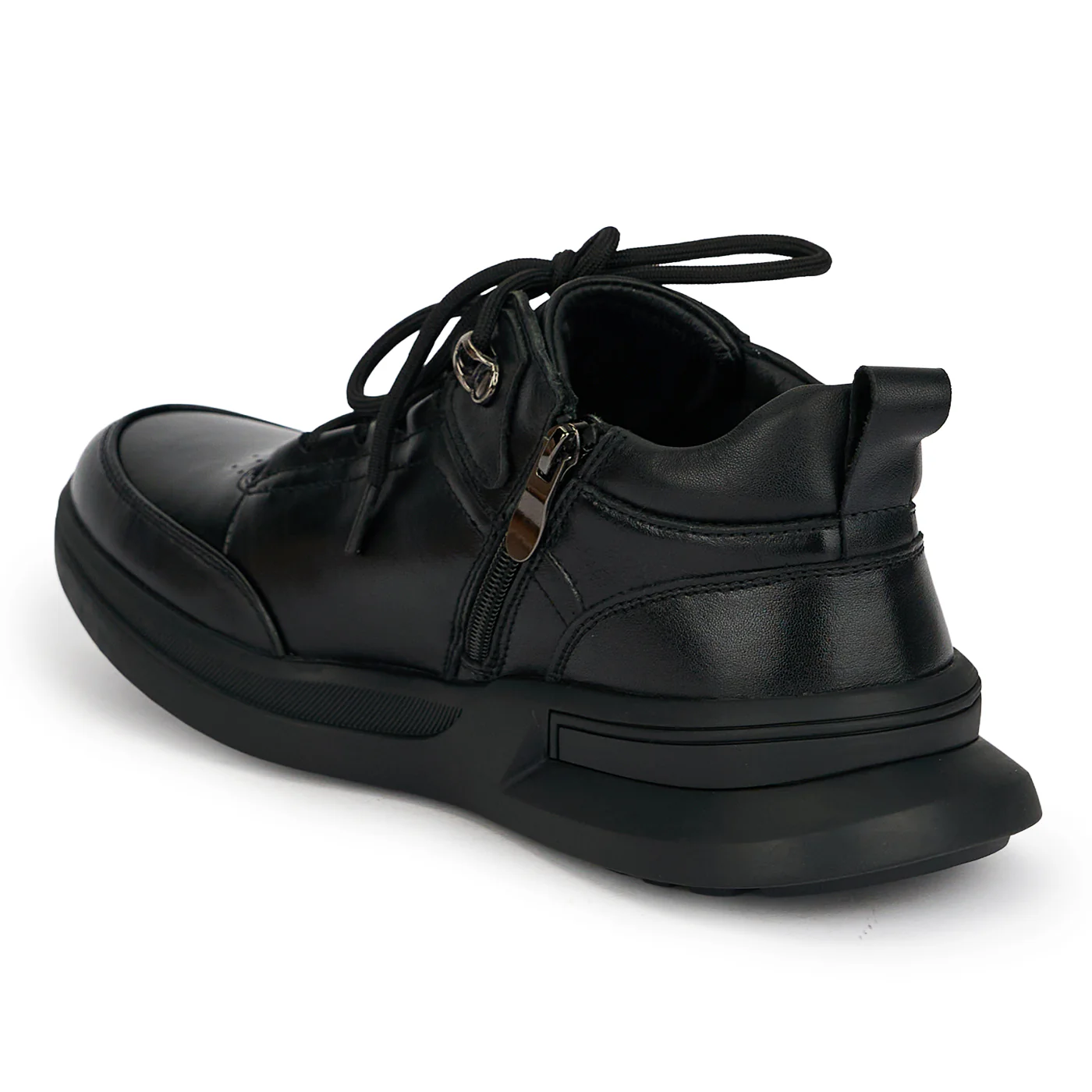 Ghete barbati din piele naturala neagra 7955 - Image 2