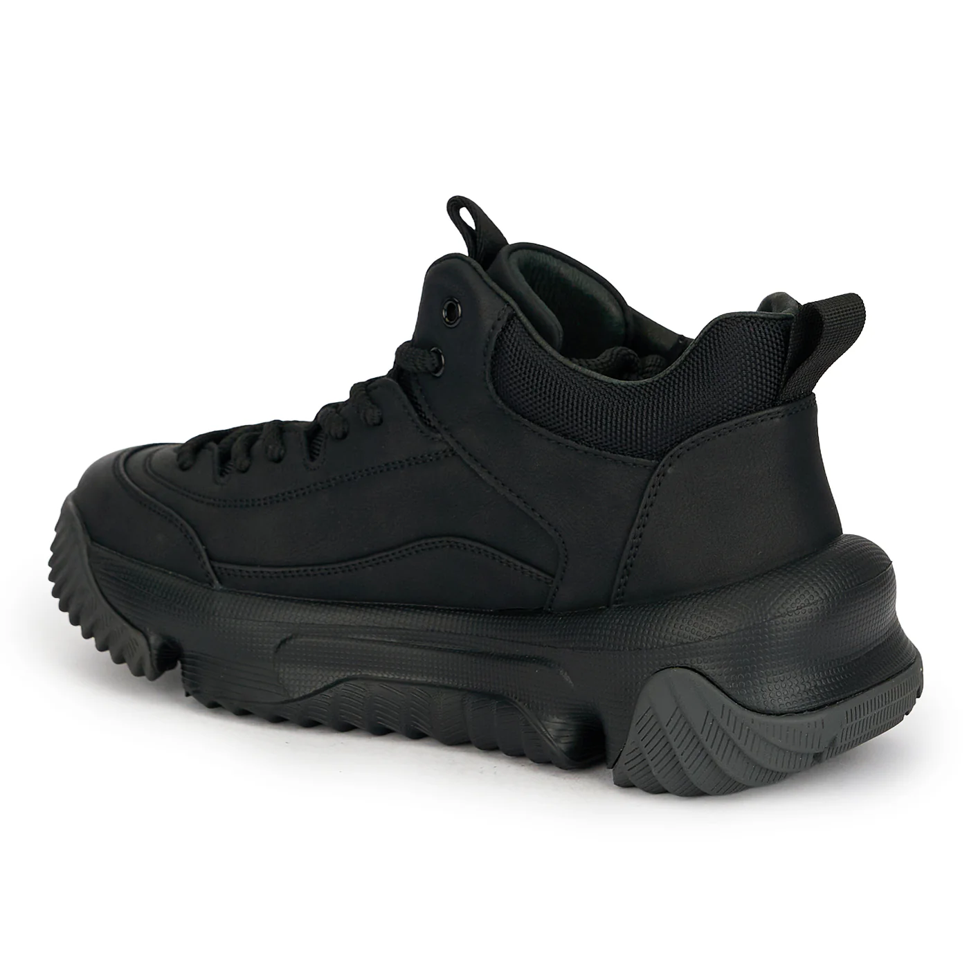 Ghete barbati din piele naturala neagra 7973 - Image 2