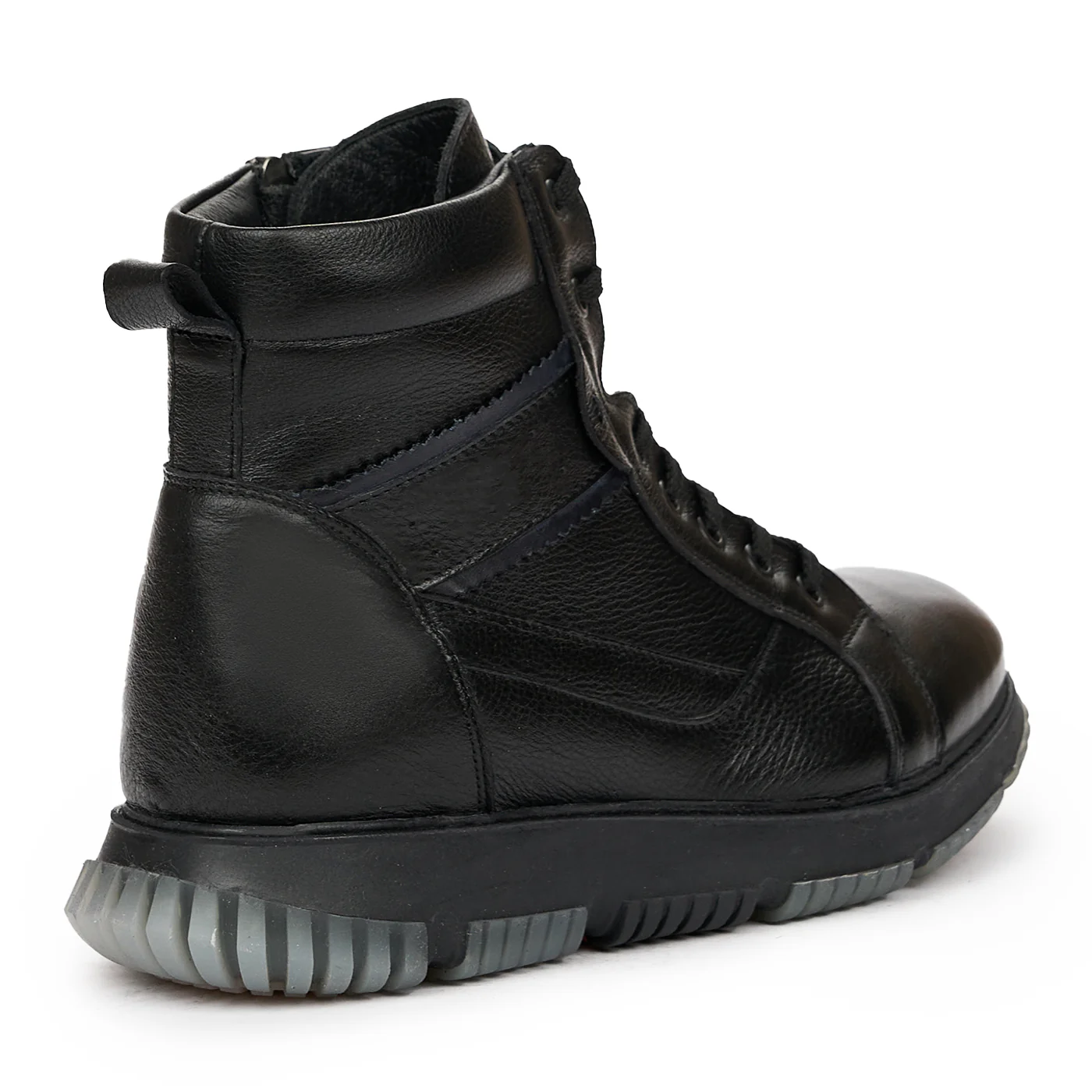 Ghete Barbati Elegante Negre din Piele Naturala 7182 - Image 2