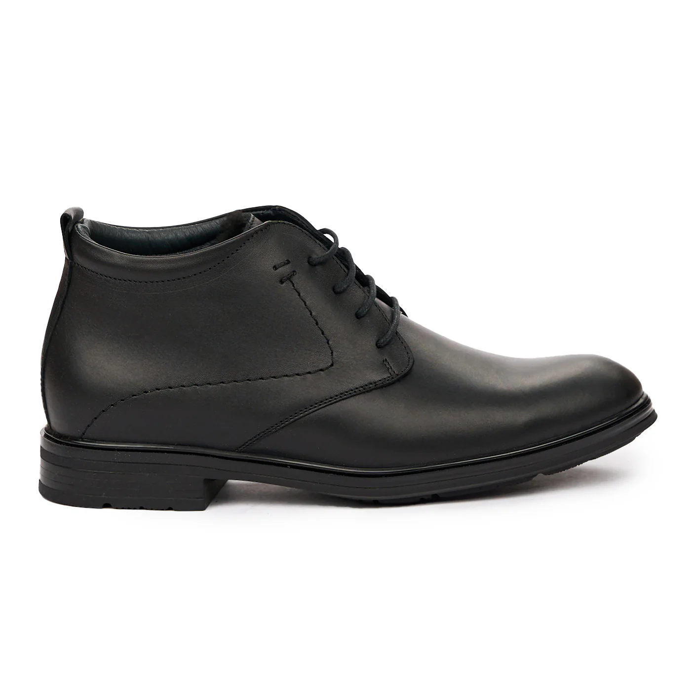 Ghete Barbati Negre din Piele Naturala 7156