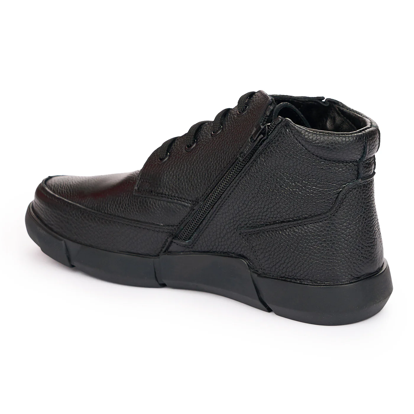 Ghete Barbati Piele Negre Casual 7347 - Image 2
