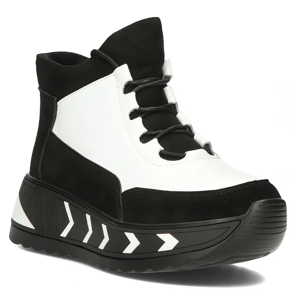 Ghete casual dama din piele naturala 14665 - Image 2