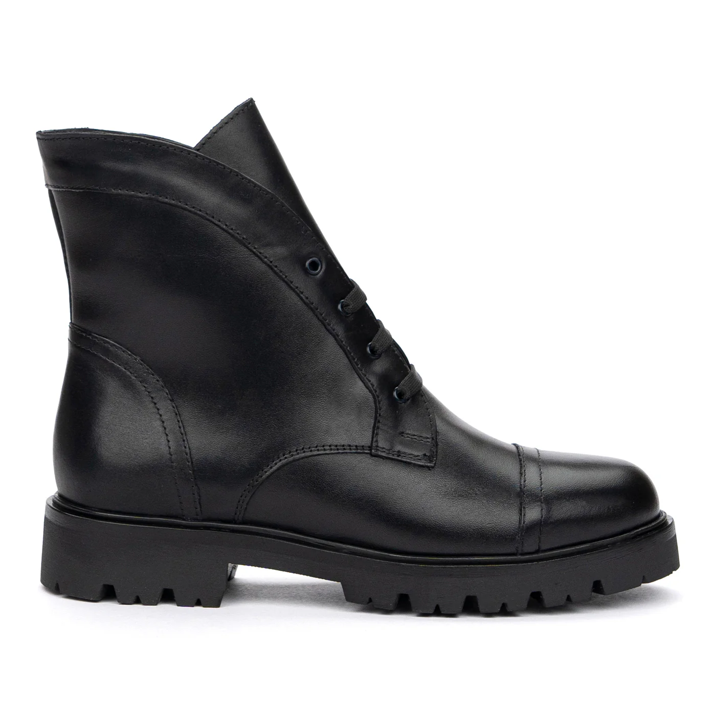 Ghete cu Toc Mic Dama din Piele Naturala Casual 8469