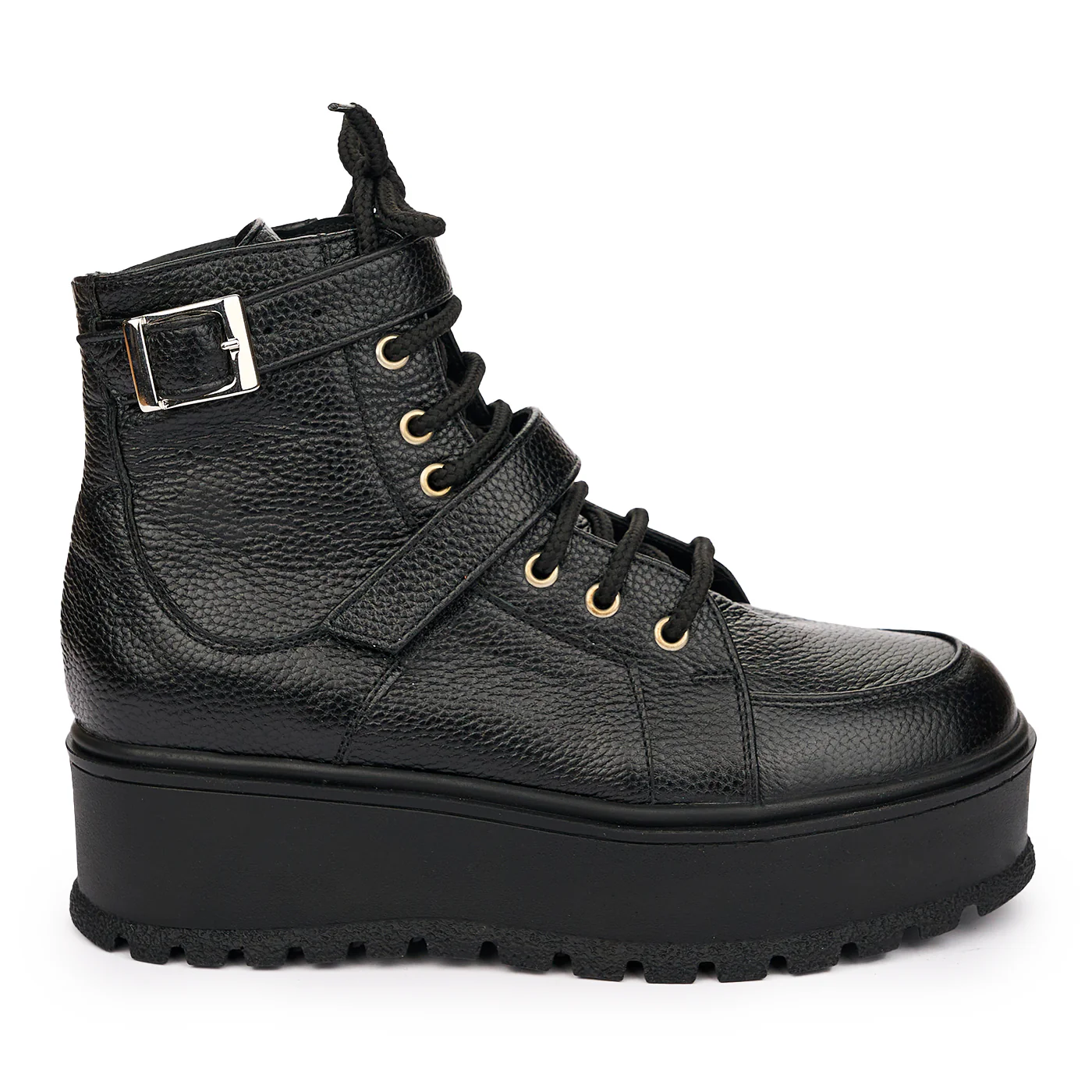 Ghete Dama de Iarna din Piele Naturala Casual Negre 12228
