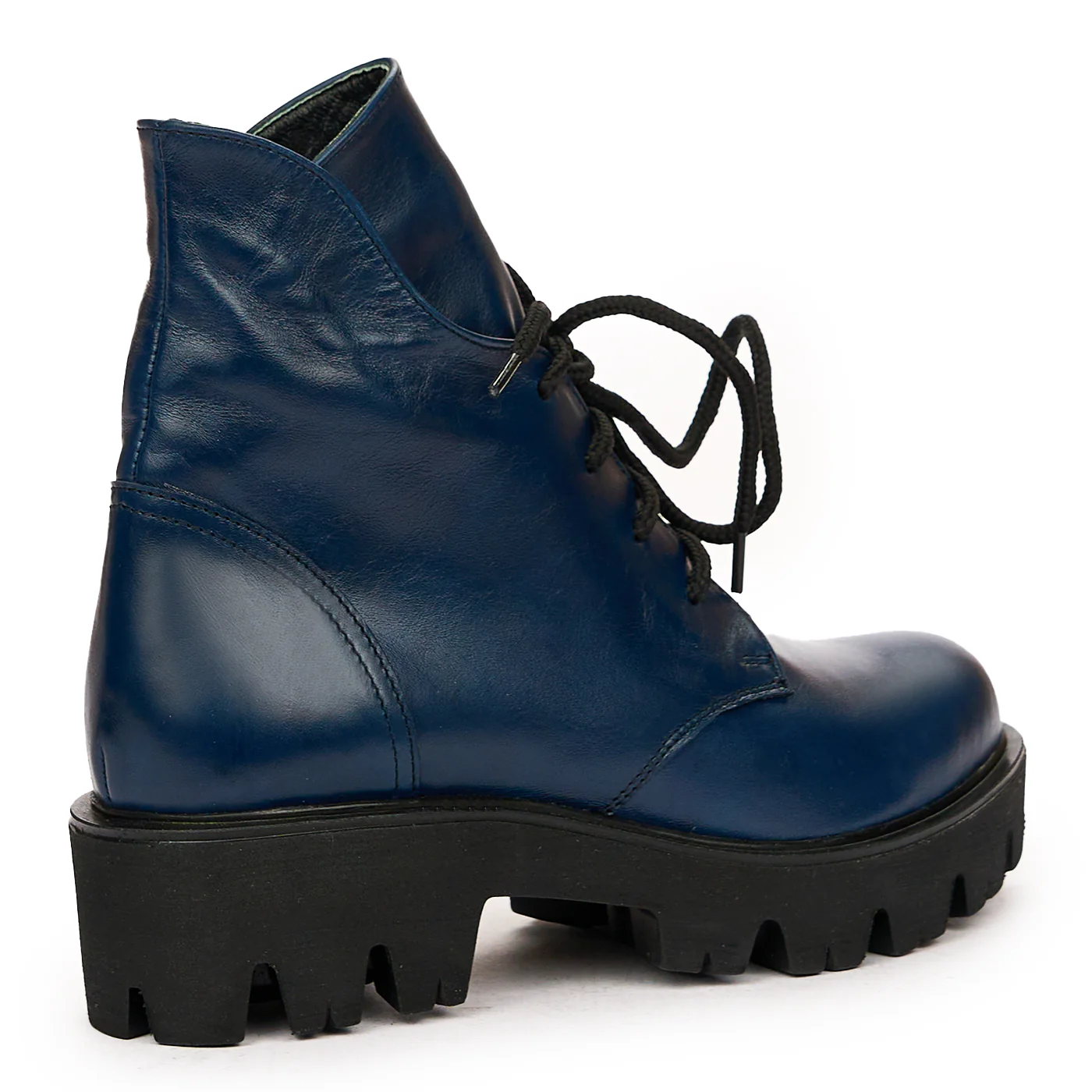 Ghete dama din piele naturala bleumarin 8362 - Image 2