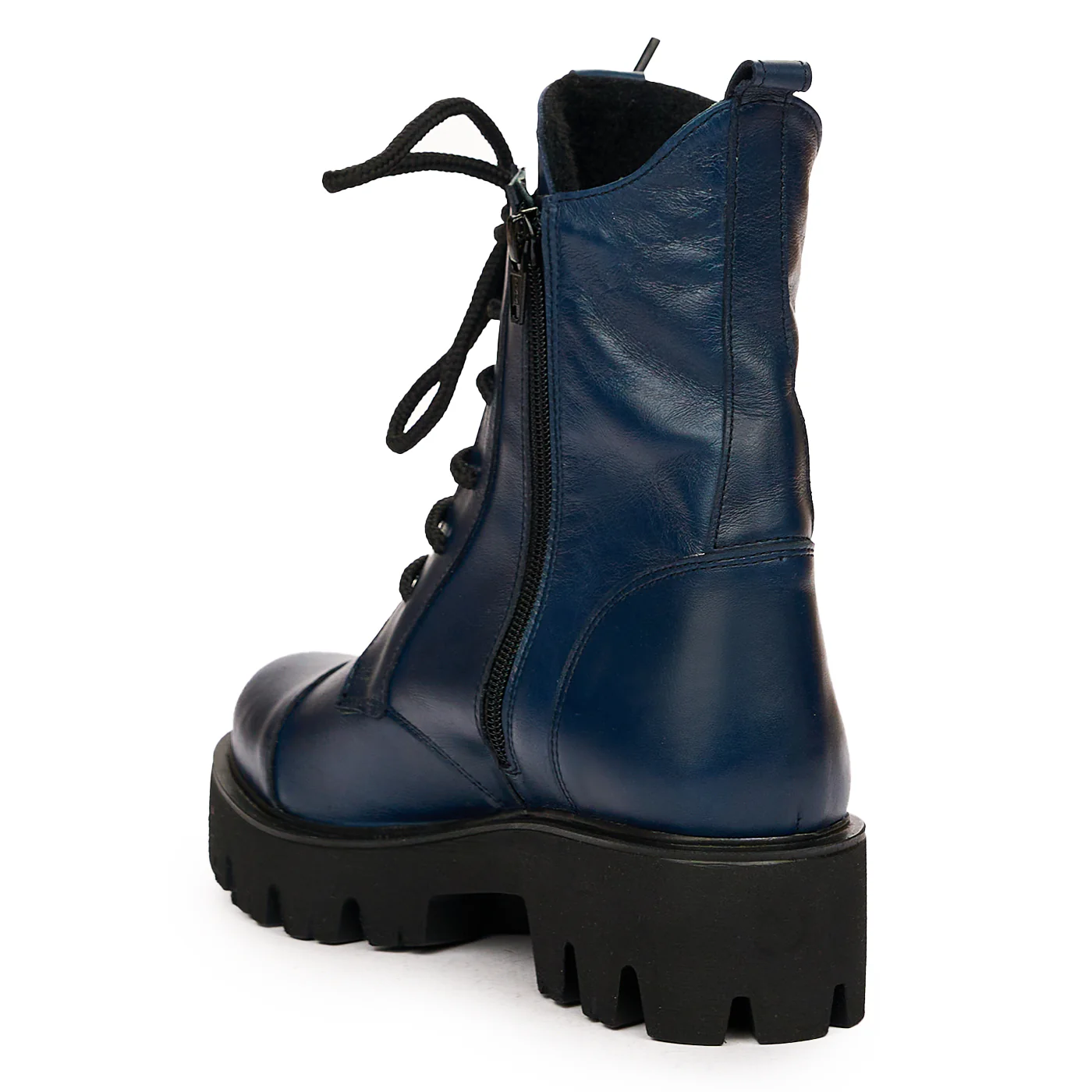 Ghete dama din piele naturala bleumarin 8364 - Image 3