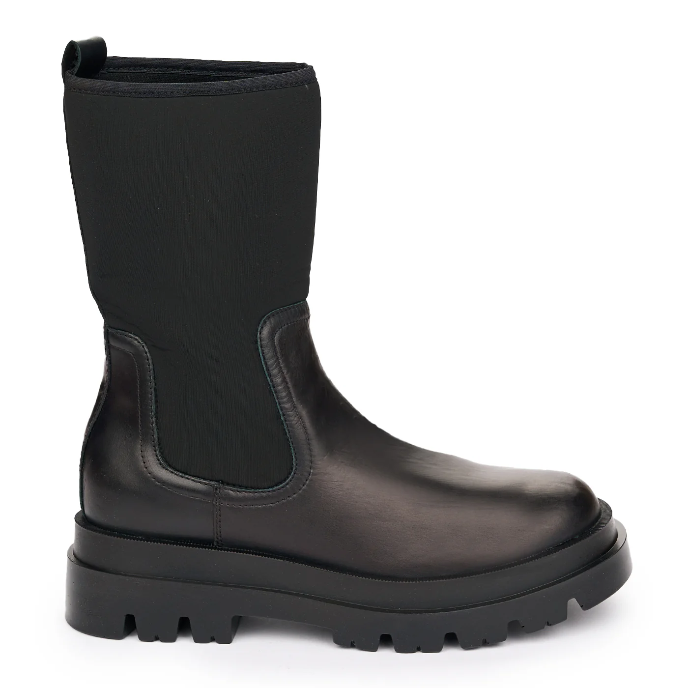 Ghete Dama din Piele Naturala Casual Negre 12041