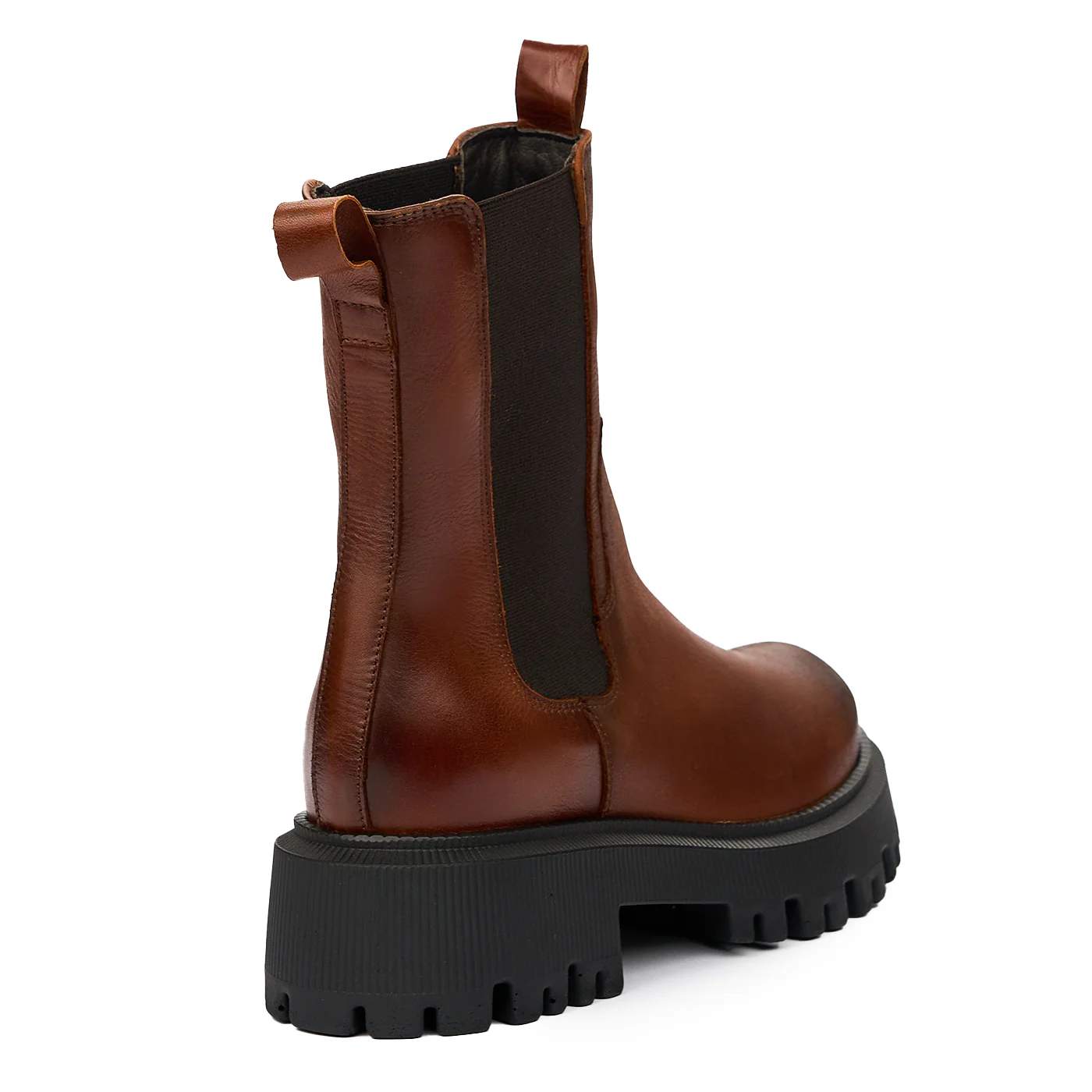Ghete dama din piele naturala maro 8167 - Image 2