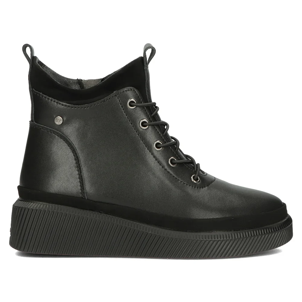 Ghete dama din piele naturala neagra 14654