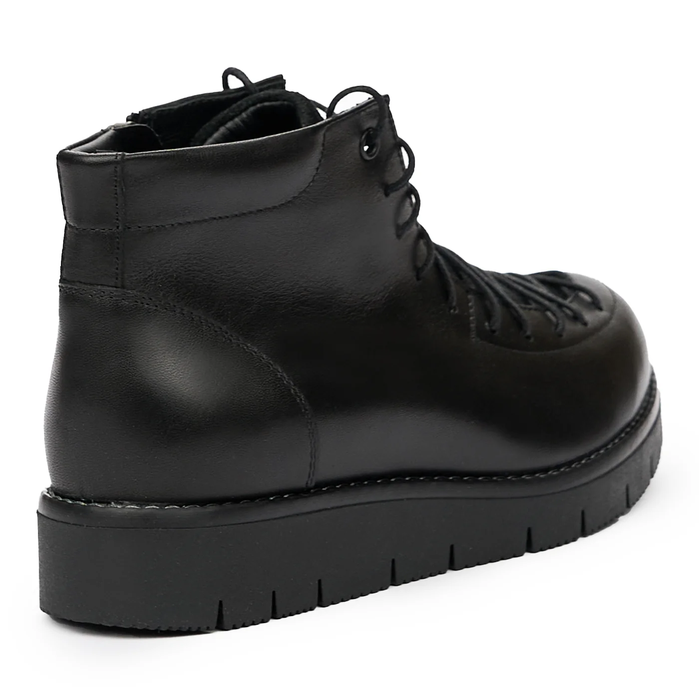 Ghete dama din piele naturala negru 8184 - Image 2