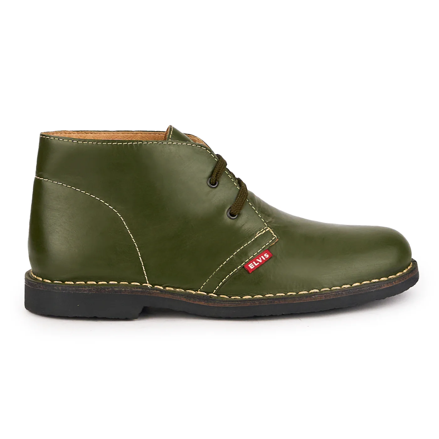 Ghete dama din piele naturala verde 16656