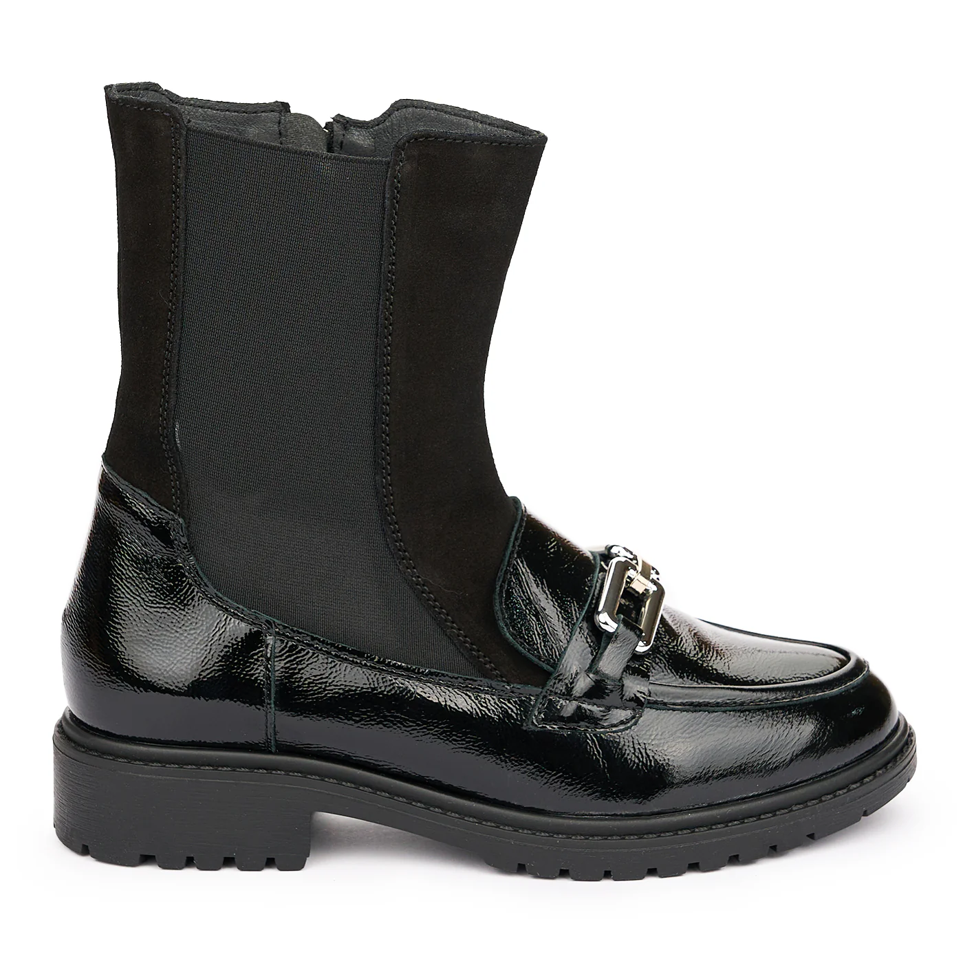 Ghete din piele Dama Casual Negre 12033