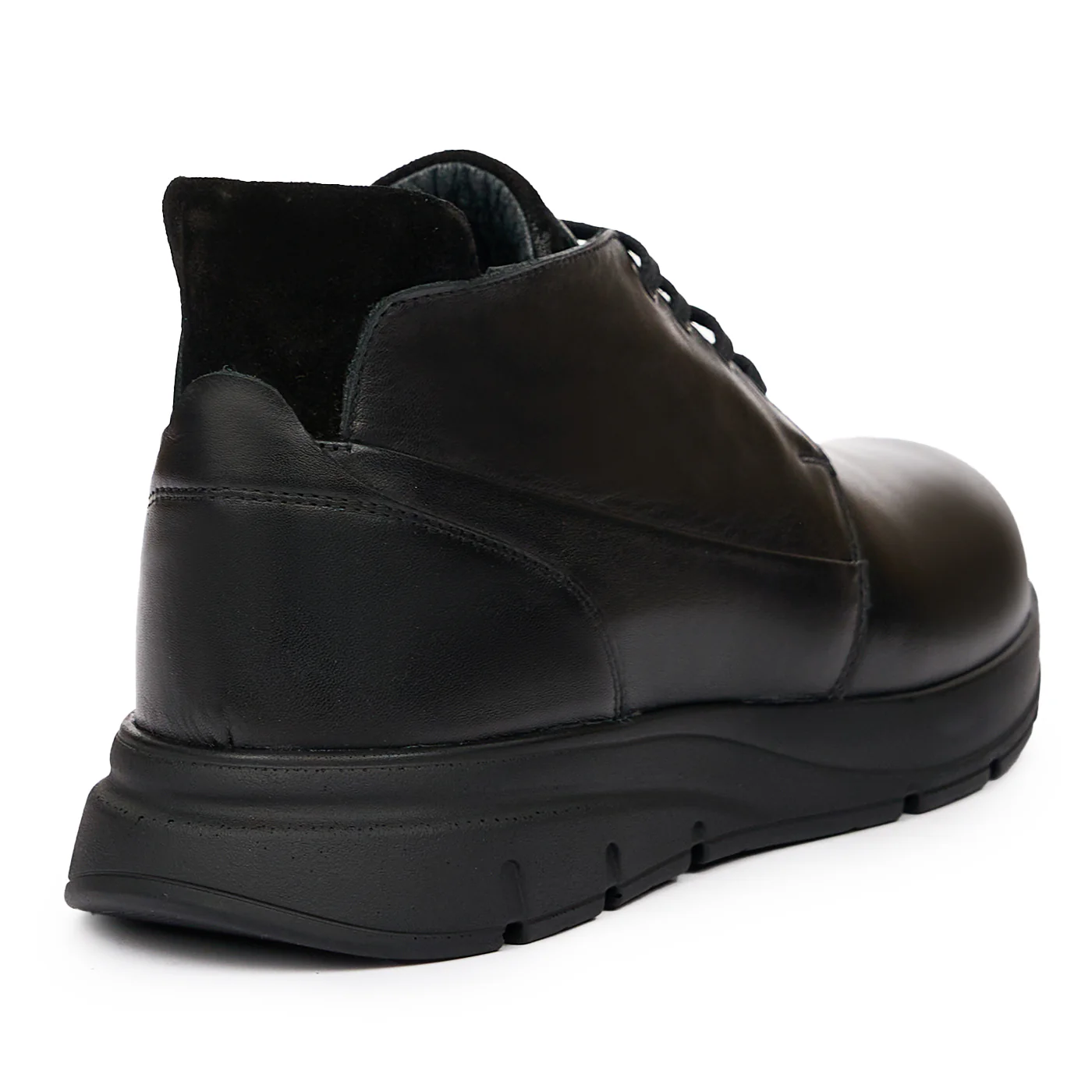 Ghete din Piele Naturala negre 7143 - Image 2