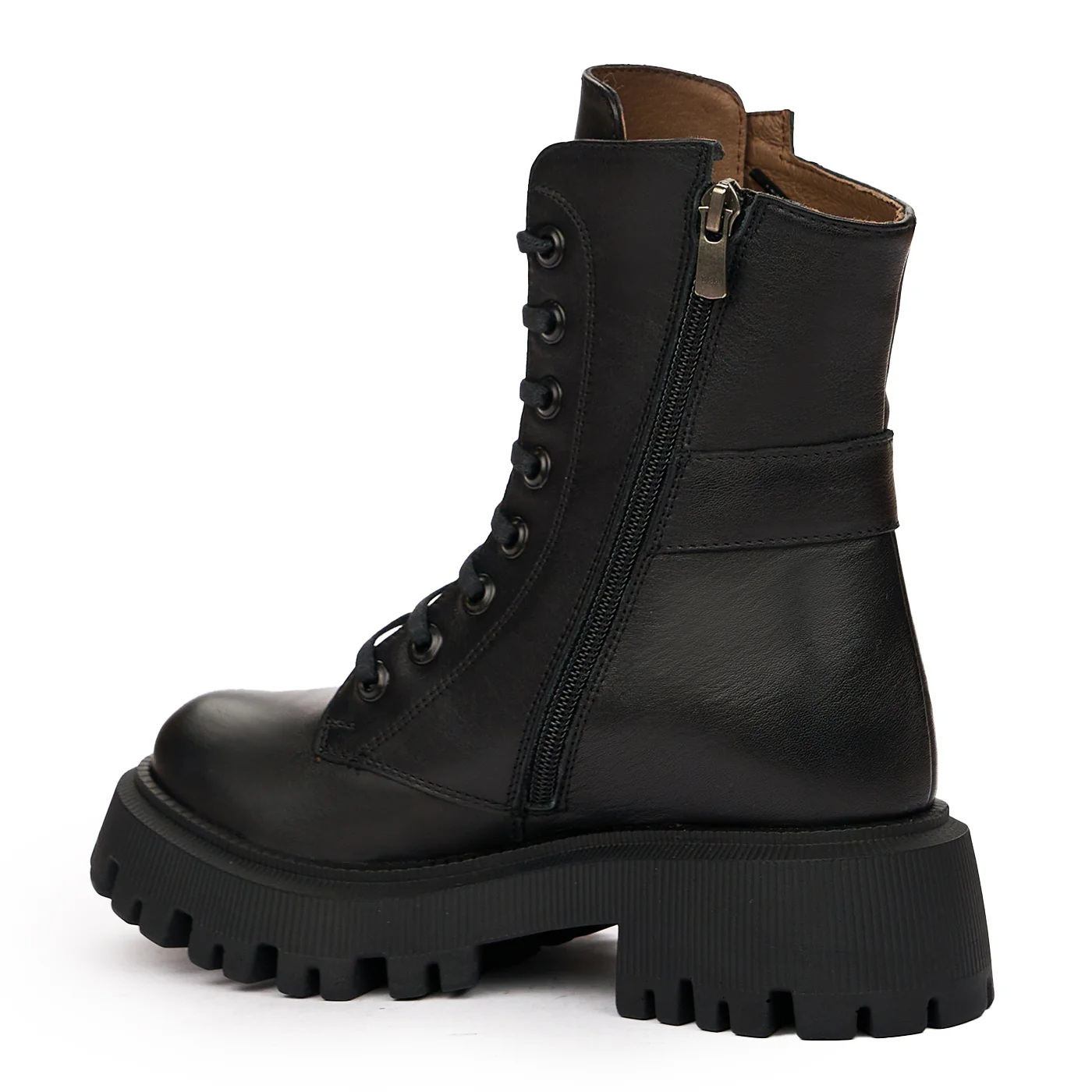 Ghete Negre Dama Piele Naturala 8273 - Image 3