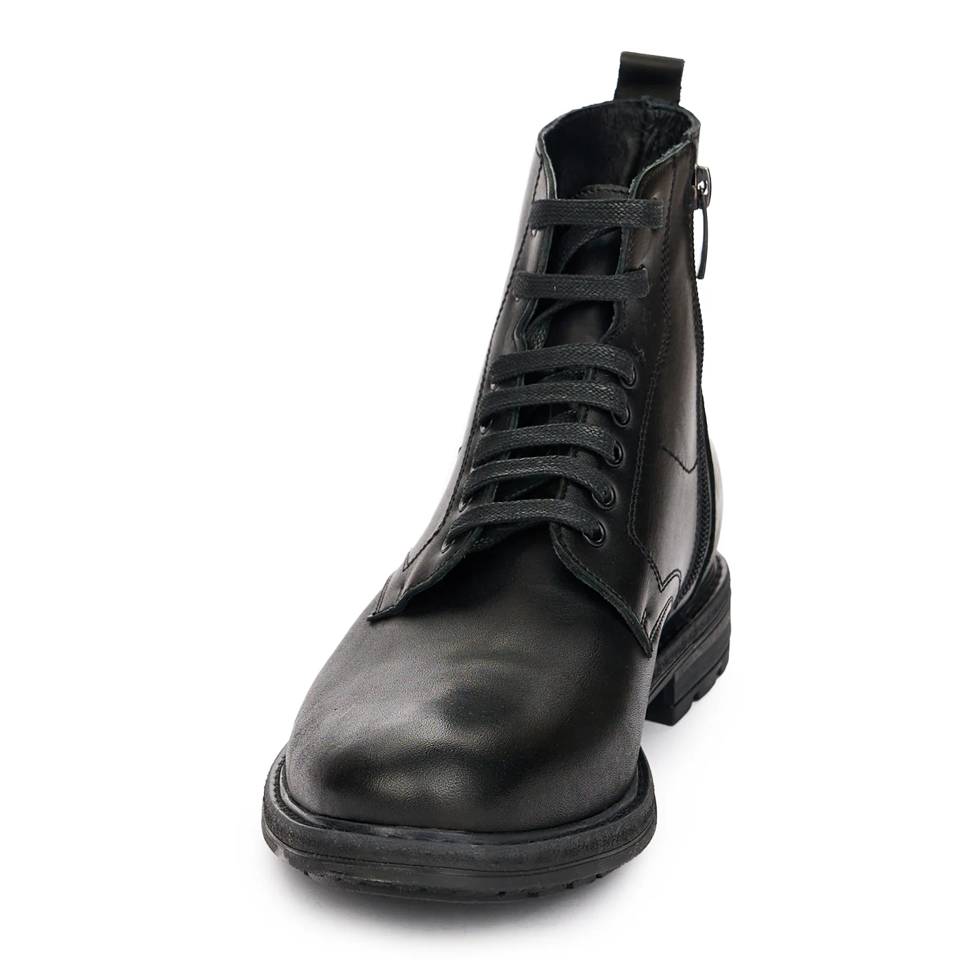 Ghete Negre Piele Barbati 7354 - Image 3