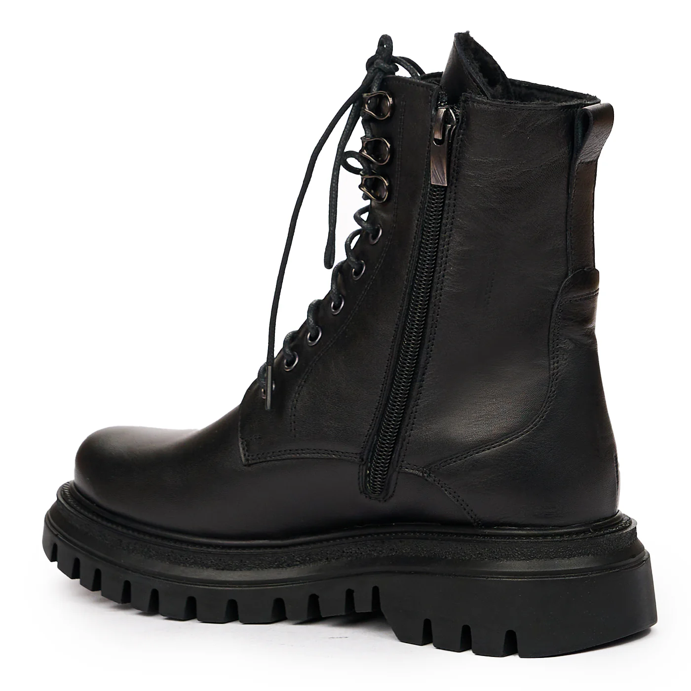 Ghete Negre Piele Dama 8279 - Image 3
