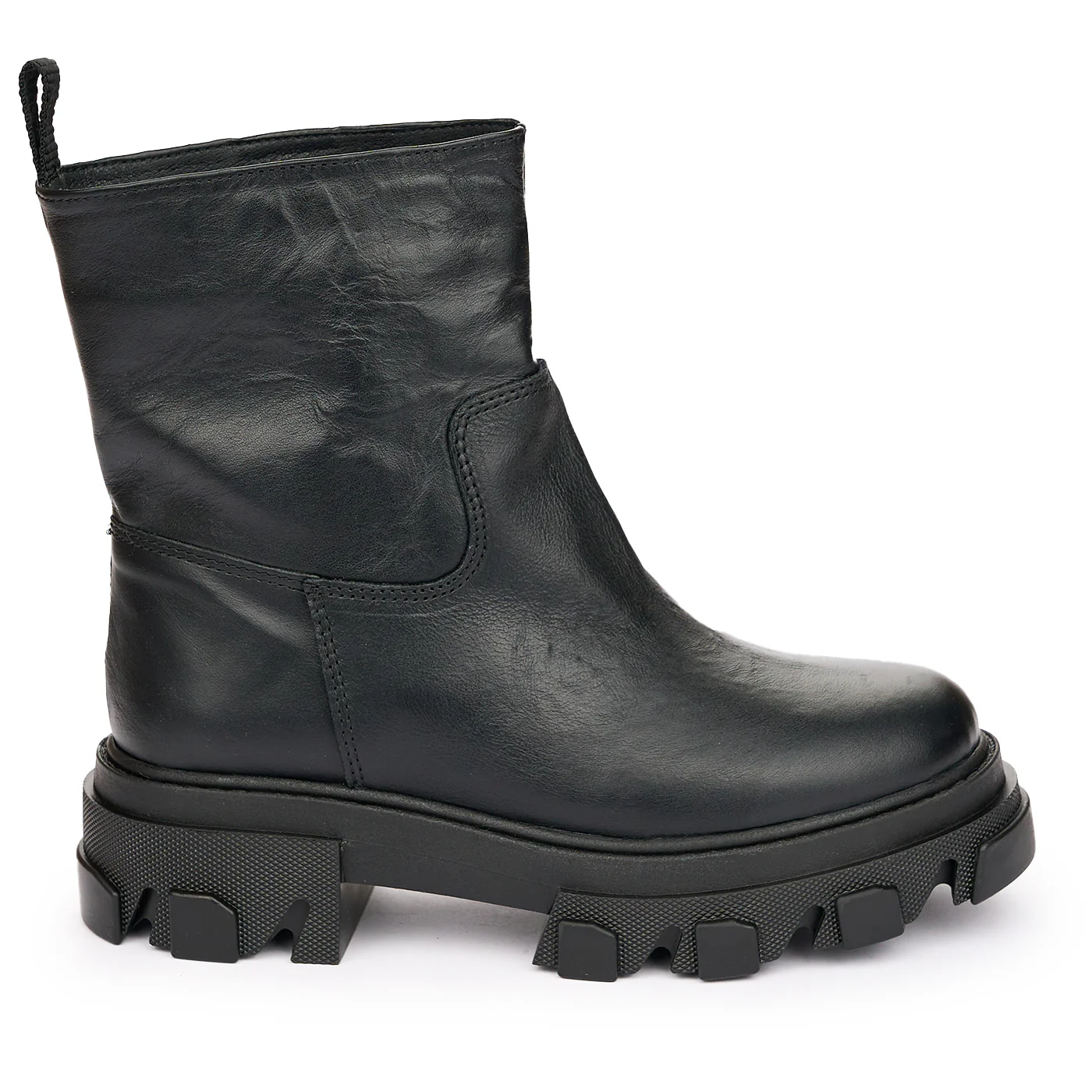 Ghete Piele Dama Casual Negre 10970