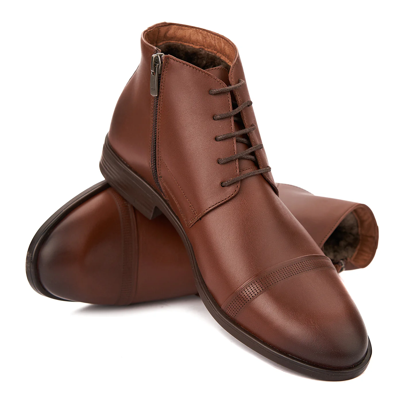 Ghete Piele Elegante Barbati 1085 - Image 4