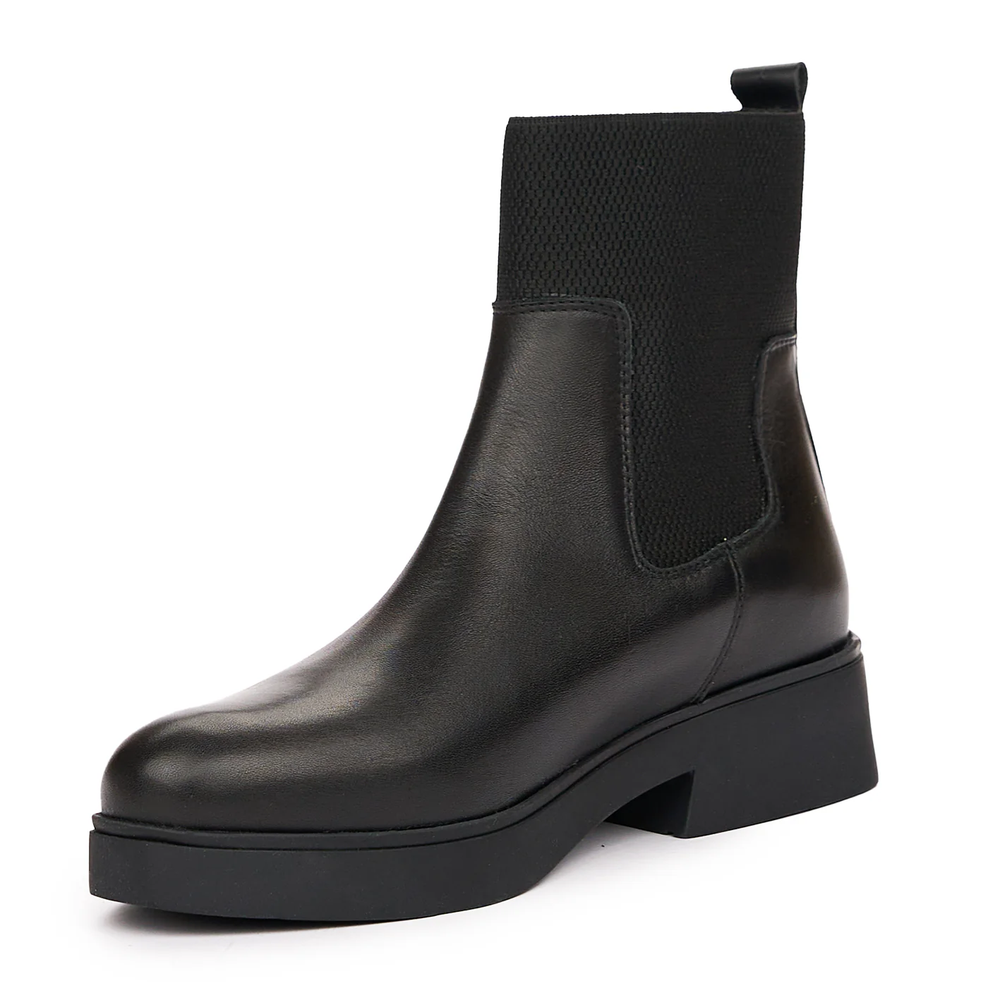 Ghete Piele Naturala neagra 3943 - Image 4