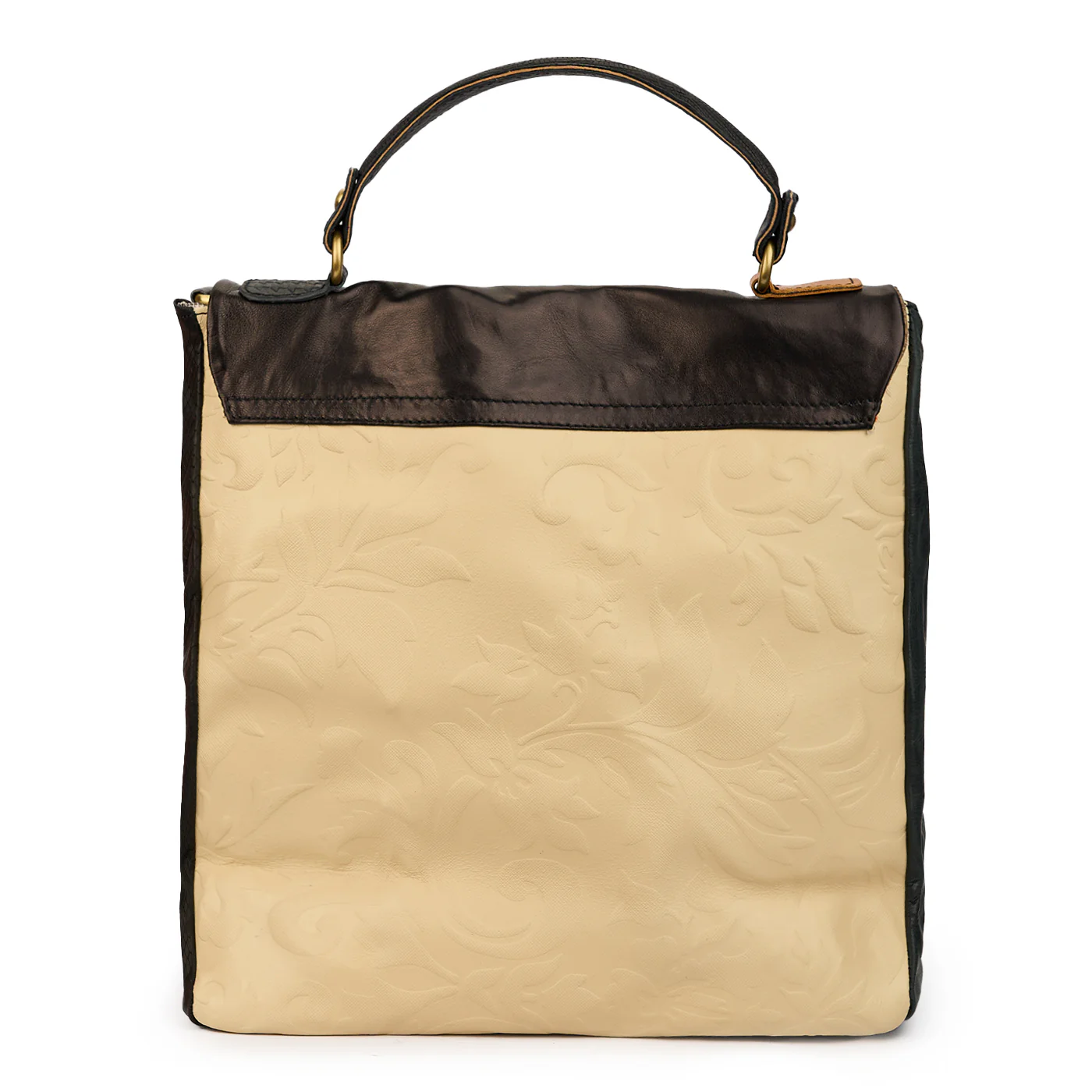 Ghiozdan dama din piele naturala multicolor 11556 - Image 3