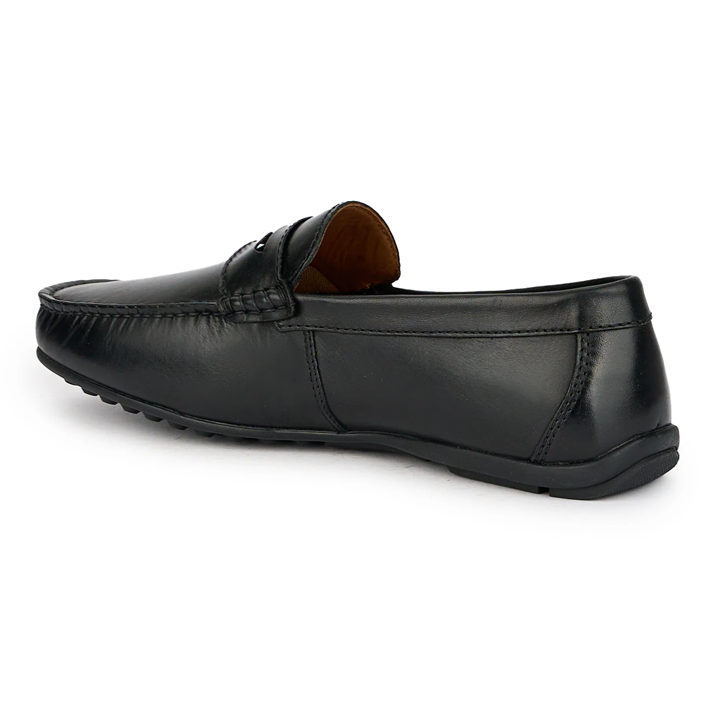 Mocasini barbati din piele naturala neagra 7739 - Image 2