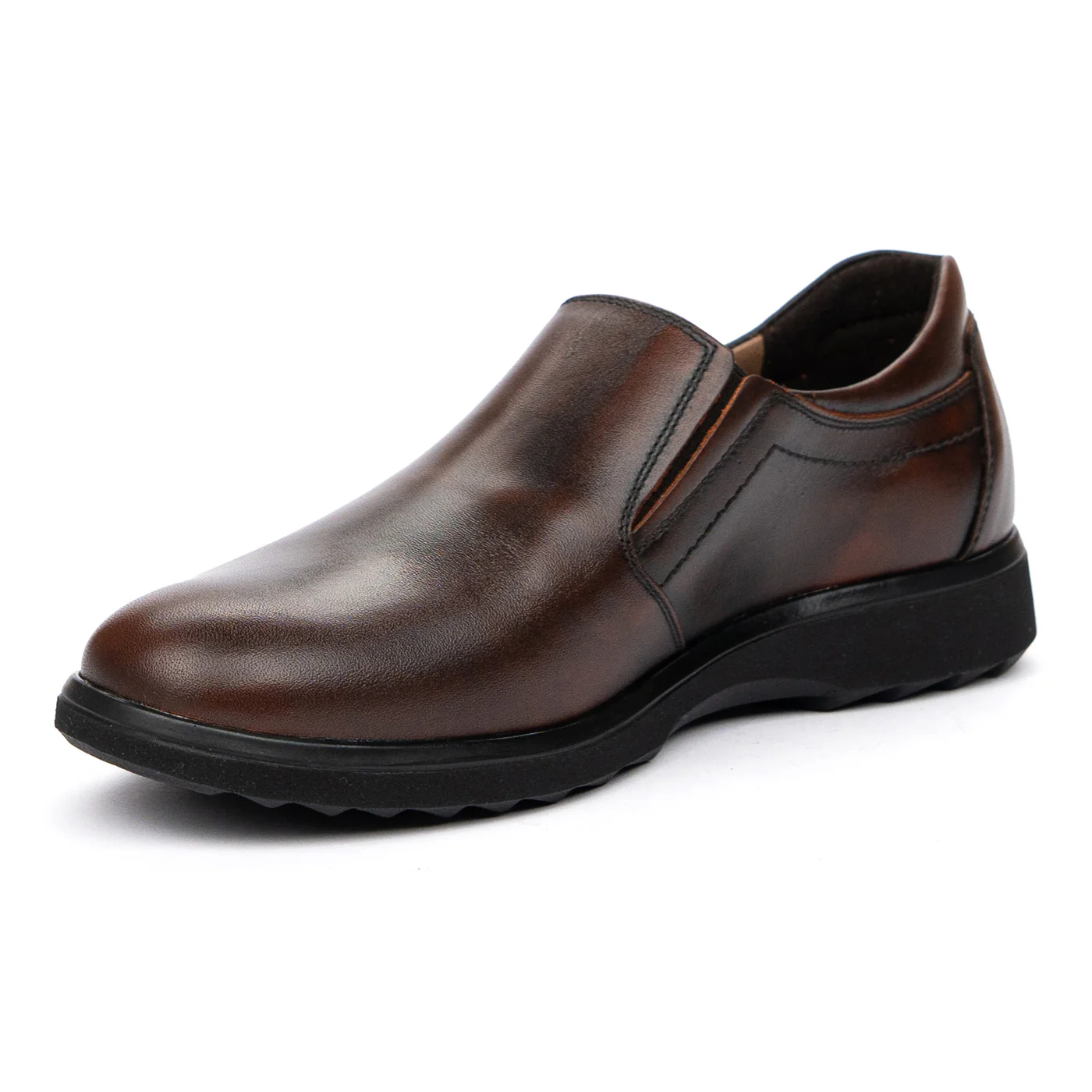 Pantofi barbatesti din piele naturala maro 7235 - Image 4