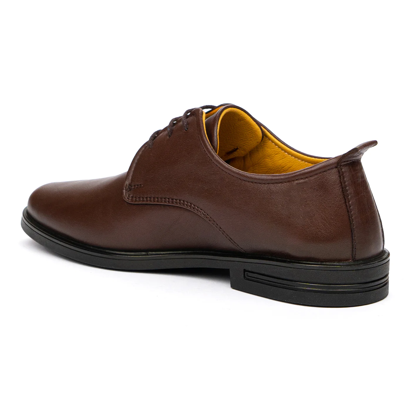 Pantofi barbatesti din piele naturala maro 7239 - Image 3