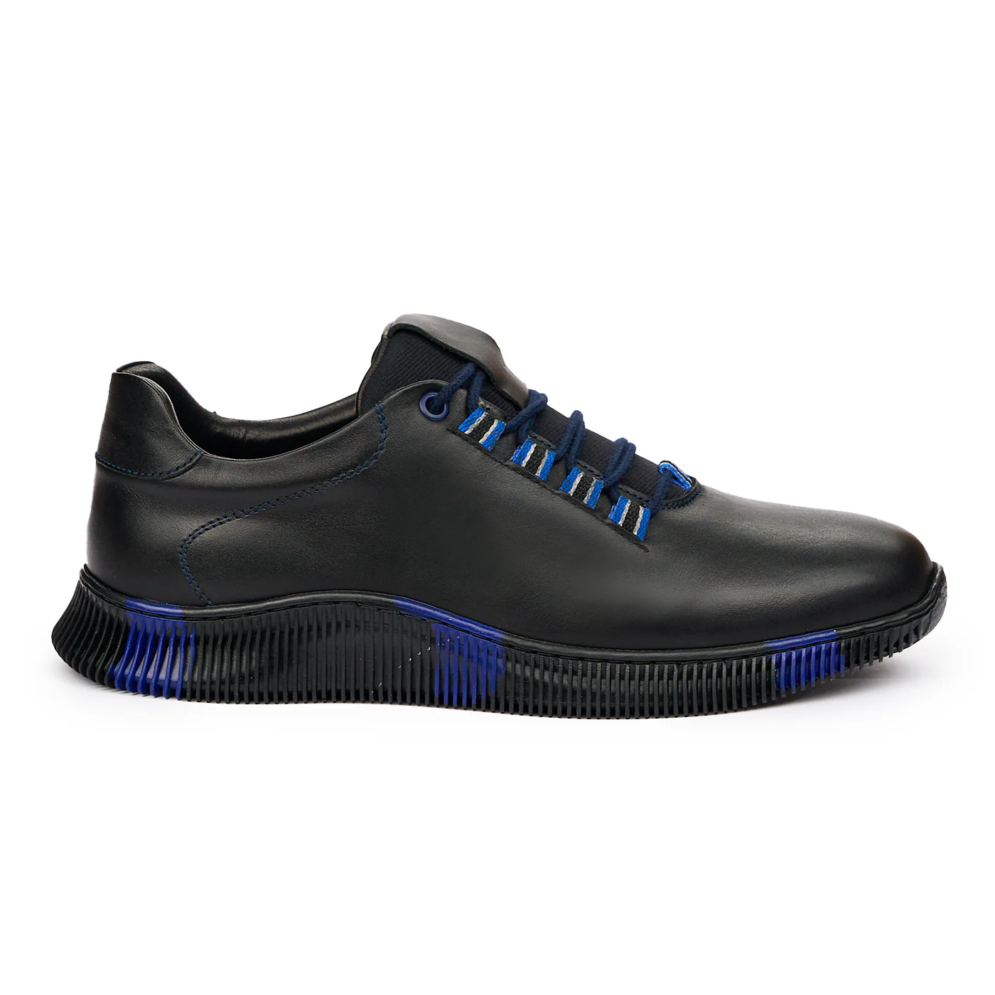 Pantofi barbatesti din piele naturala neagra 7223