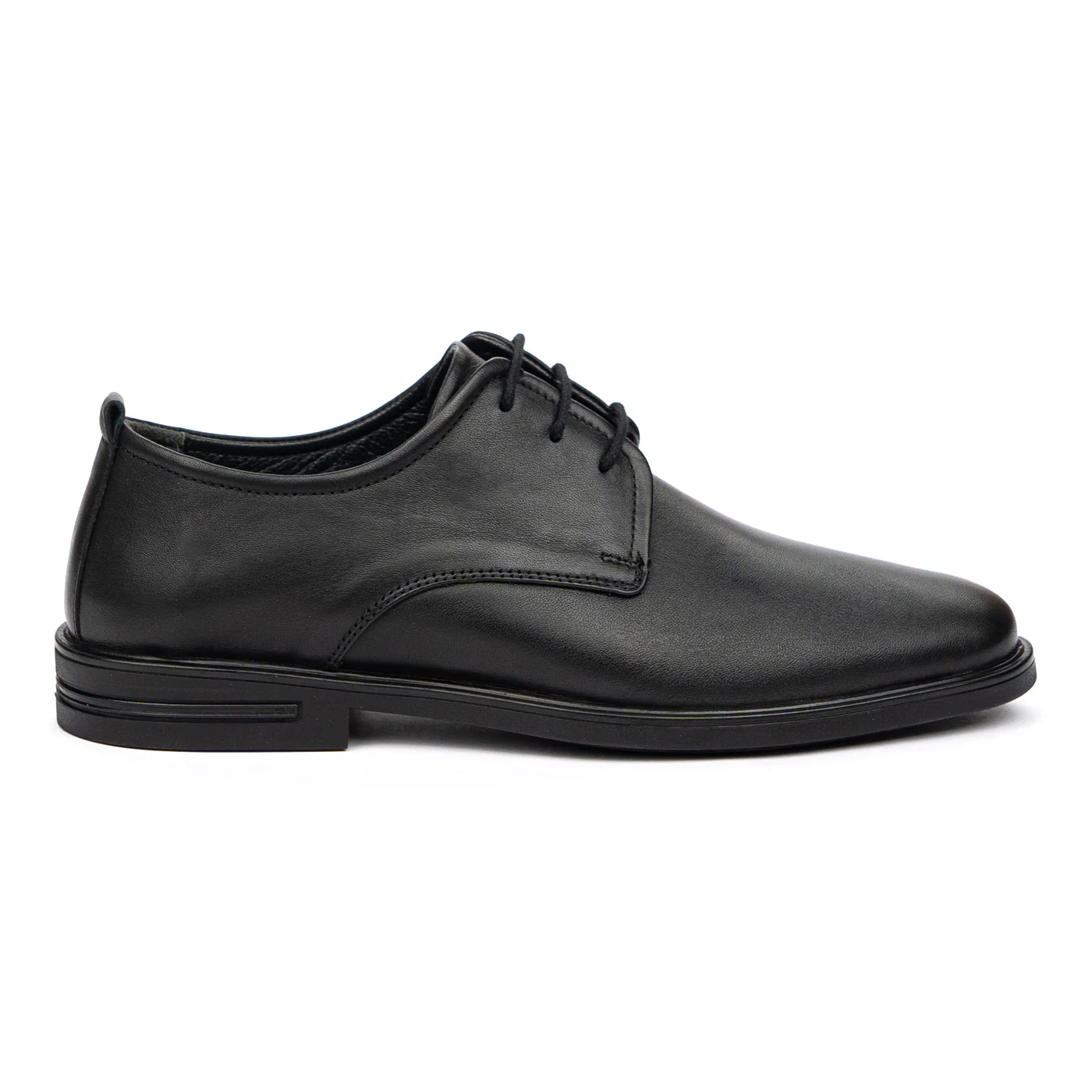 Pantofi barbatesti din piele naturala neagra 7240