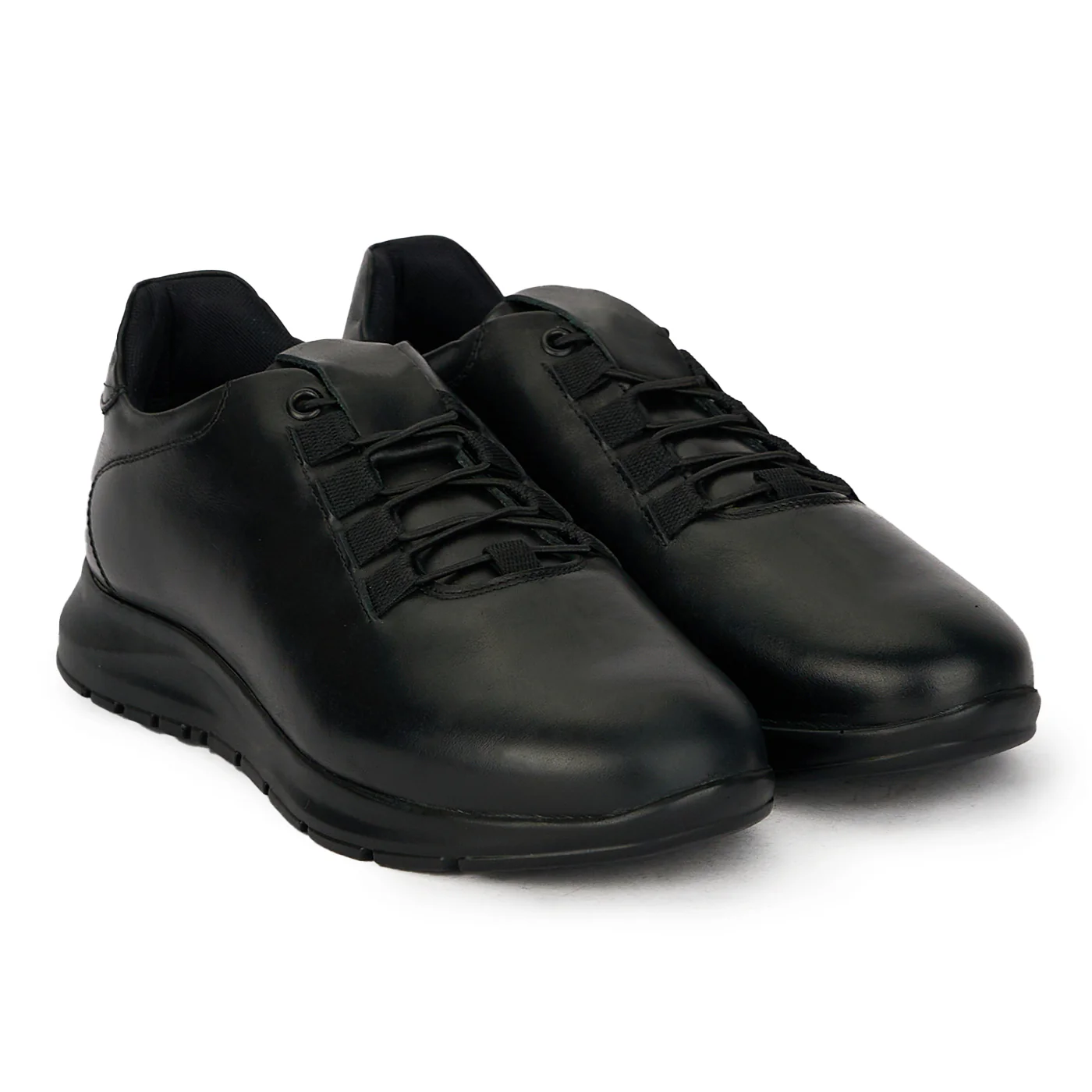 Pantofi barbatesti din piele naturala neagra 7835 - Image 4