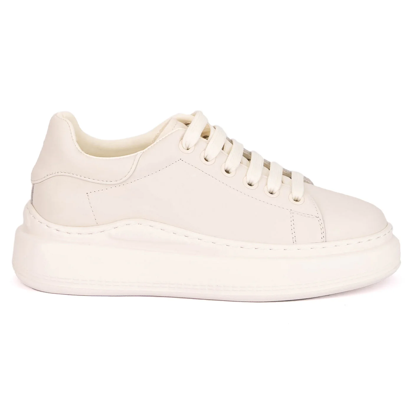 Pantofi barbati casual din piele naturala alba 7920