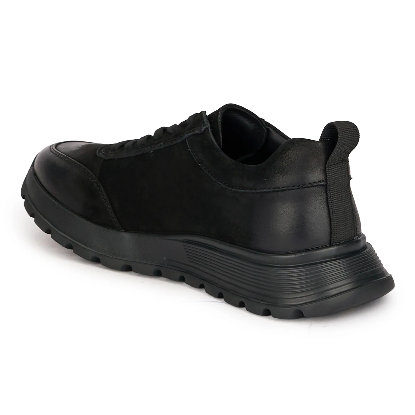 Pantofi barbati casual din piele naturala neagra 7910 - Image 2