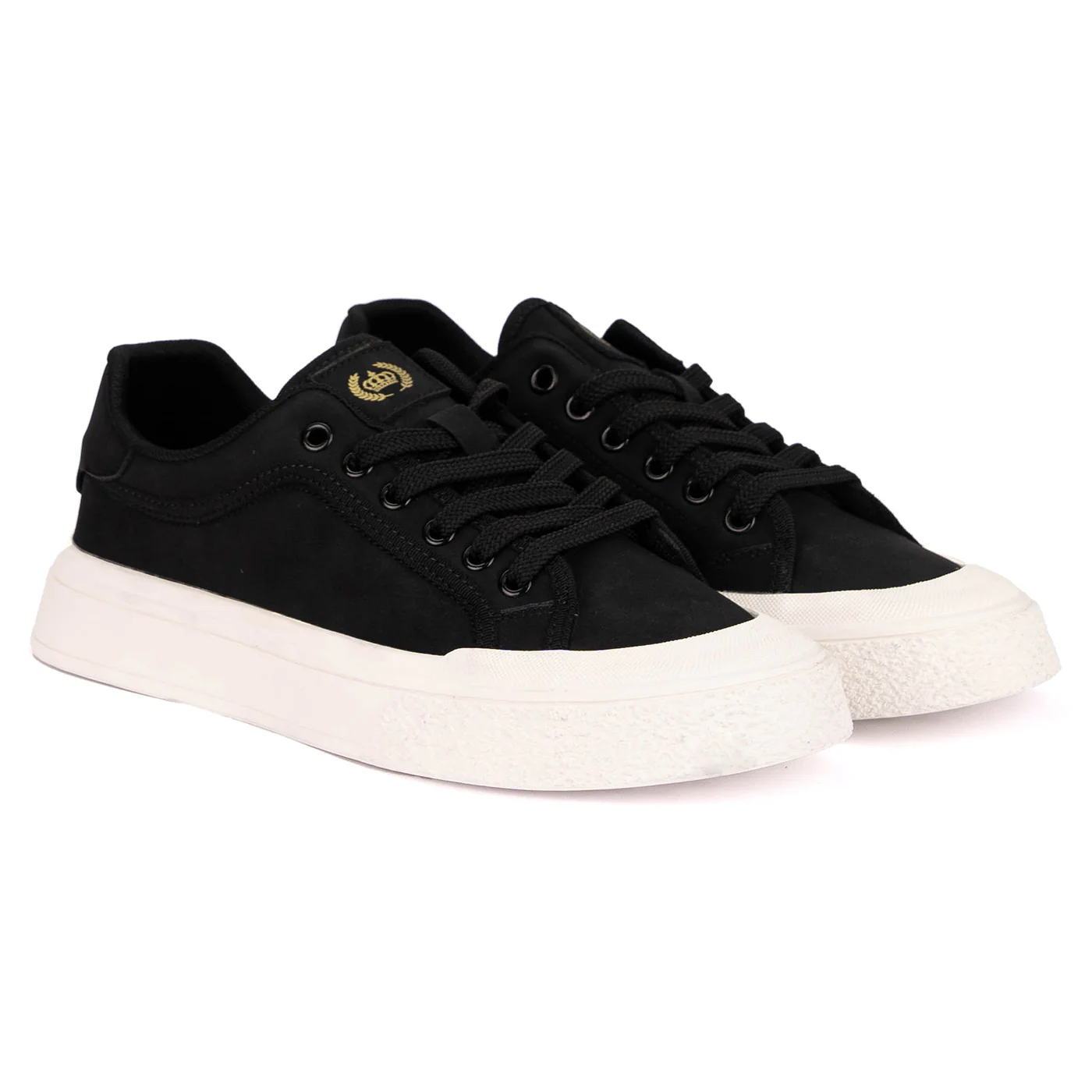 Pantofi barbati casual din piele naturala neagra 7917 - Image 4