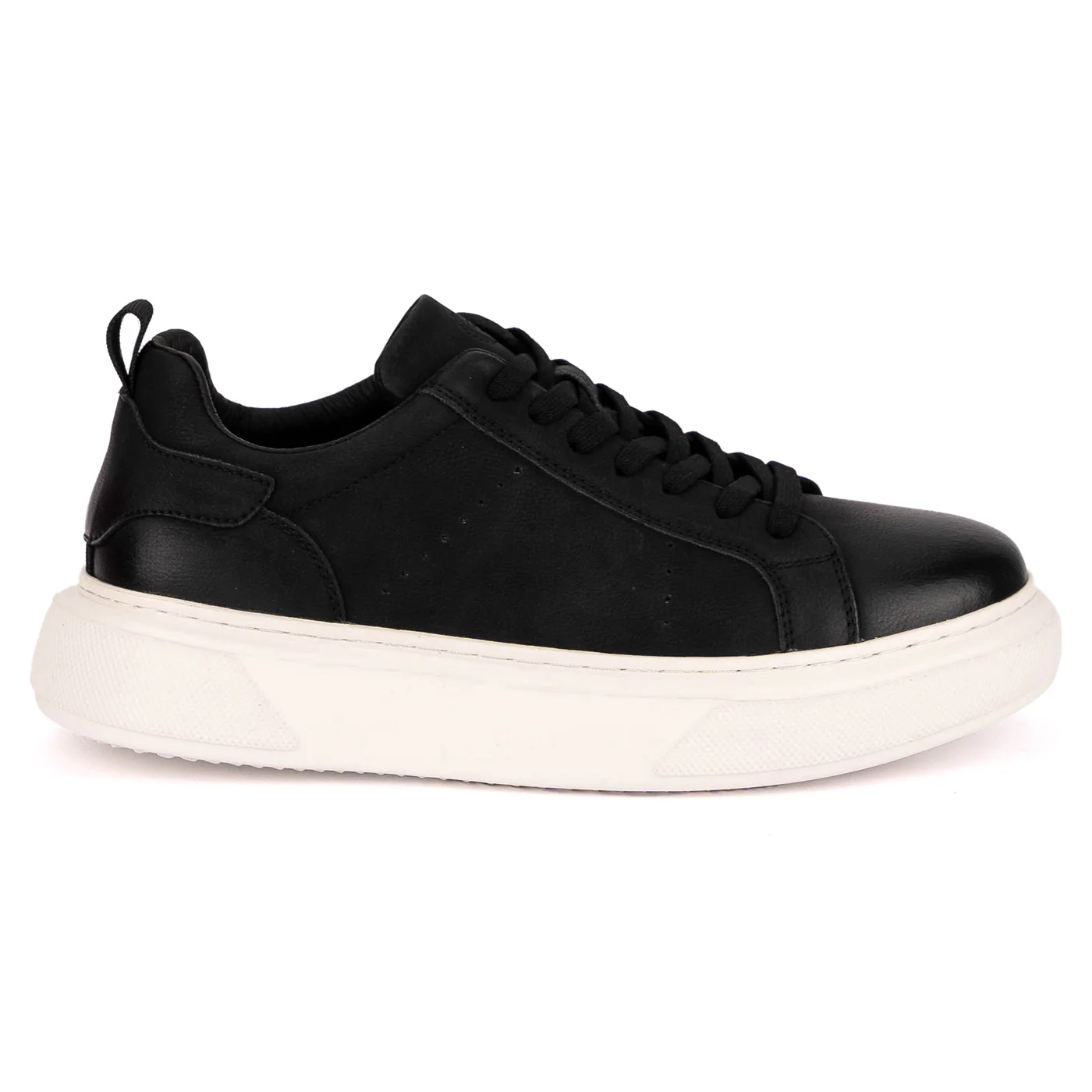 Pantofi barbati casual din piele naturala neagra 7922
