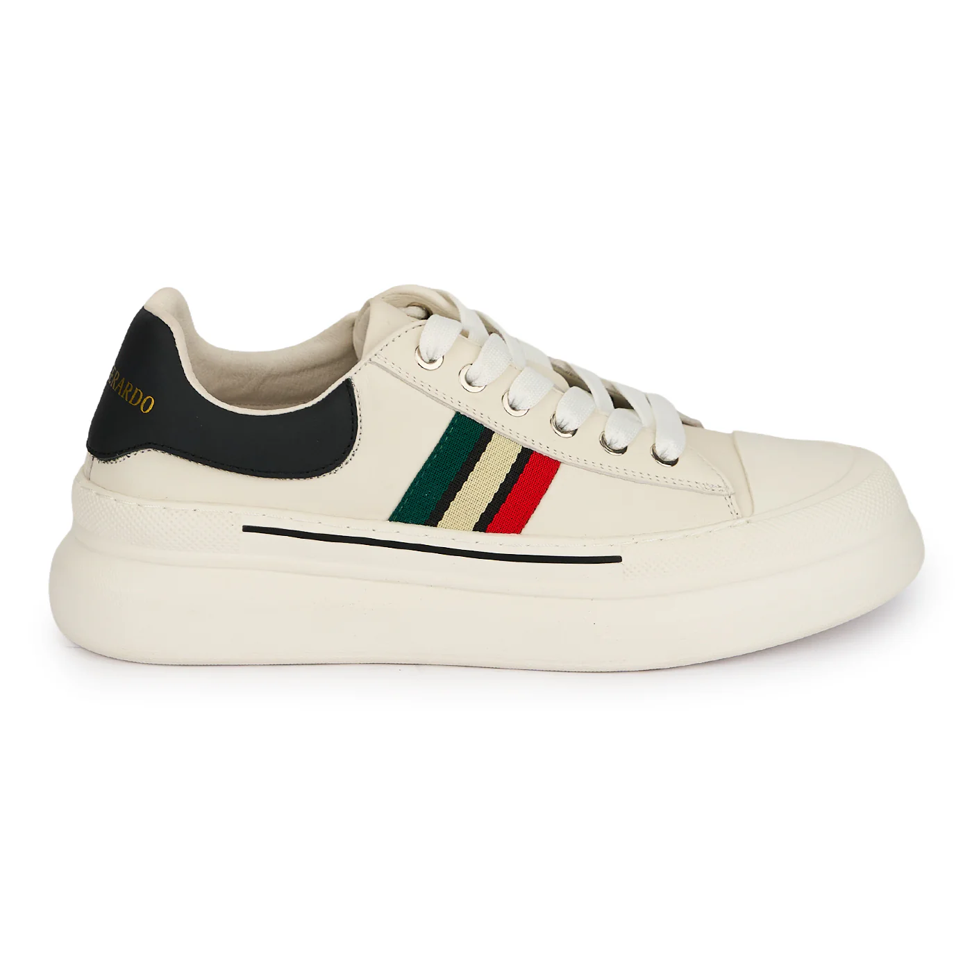 Pantofi barbati din piele naturala alba 20133
