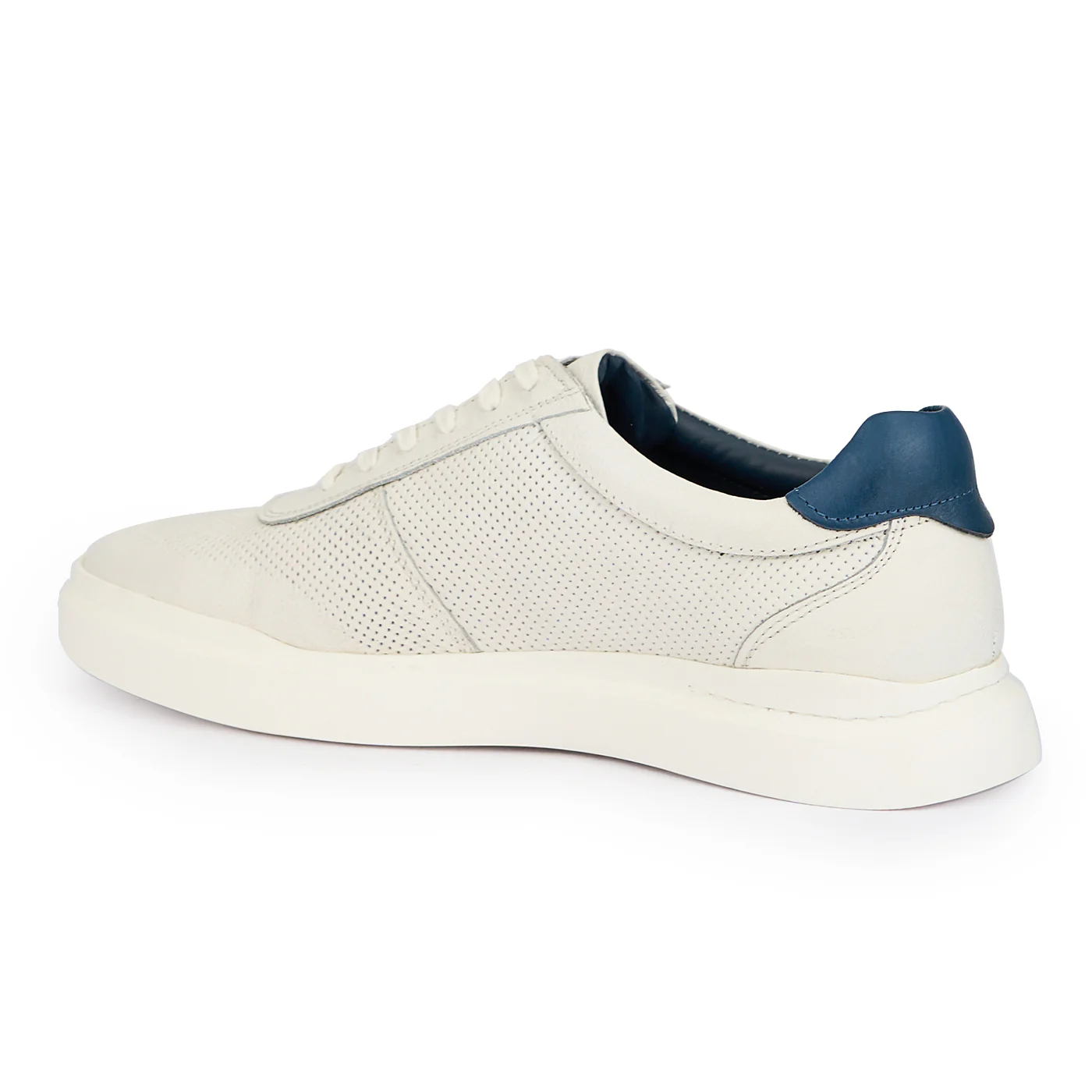 Pantofi barbati din piele naturala alba 7631 - Image 2