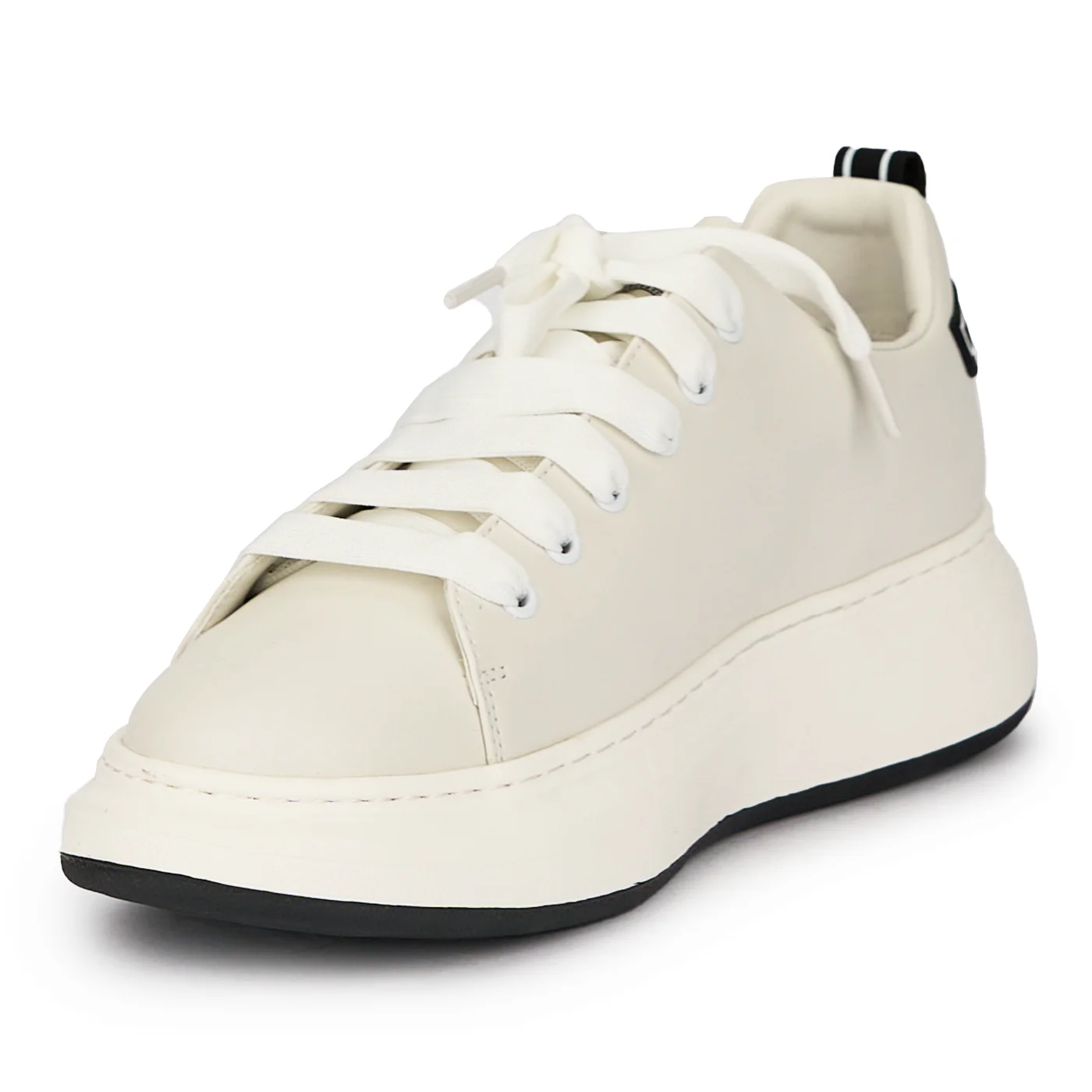 Pantofi barbati din piele naturala alba 7703 - Image 3